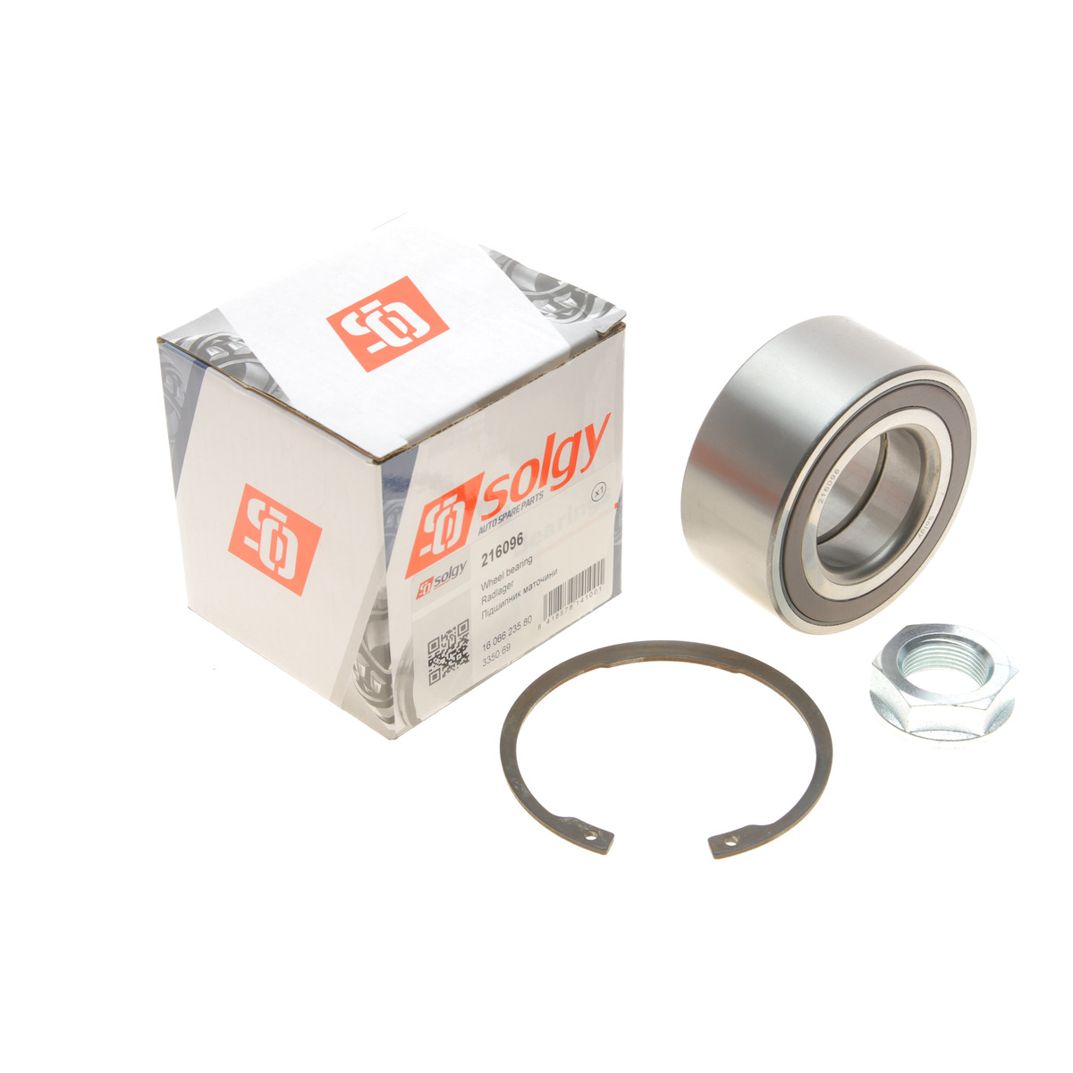 Підшипник маточини (передньої) Citroen Berlingo 1.6i/1.6HDi 08- (42х82х36) (+ABS) (к-кт) Solgy