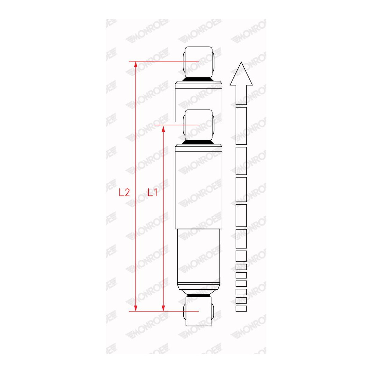 Амортизатор задн лів/прав CITROEN JUMPER III, FIAT DUCATO, PEUGEOT BOXER 2.0D-Electric 04.06-