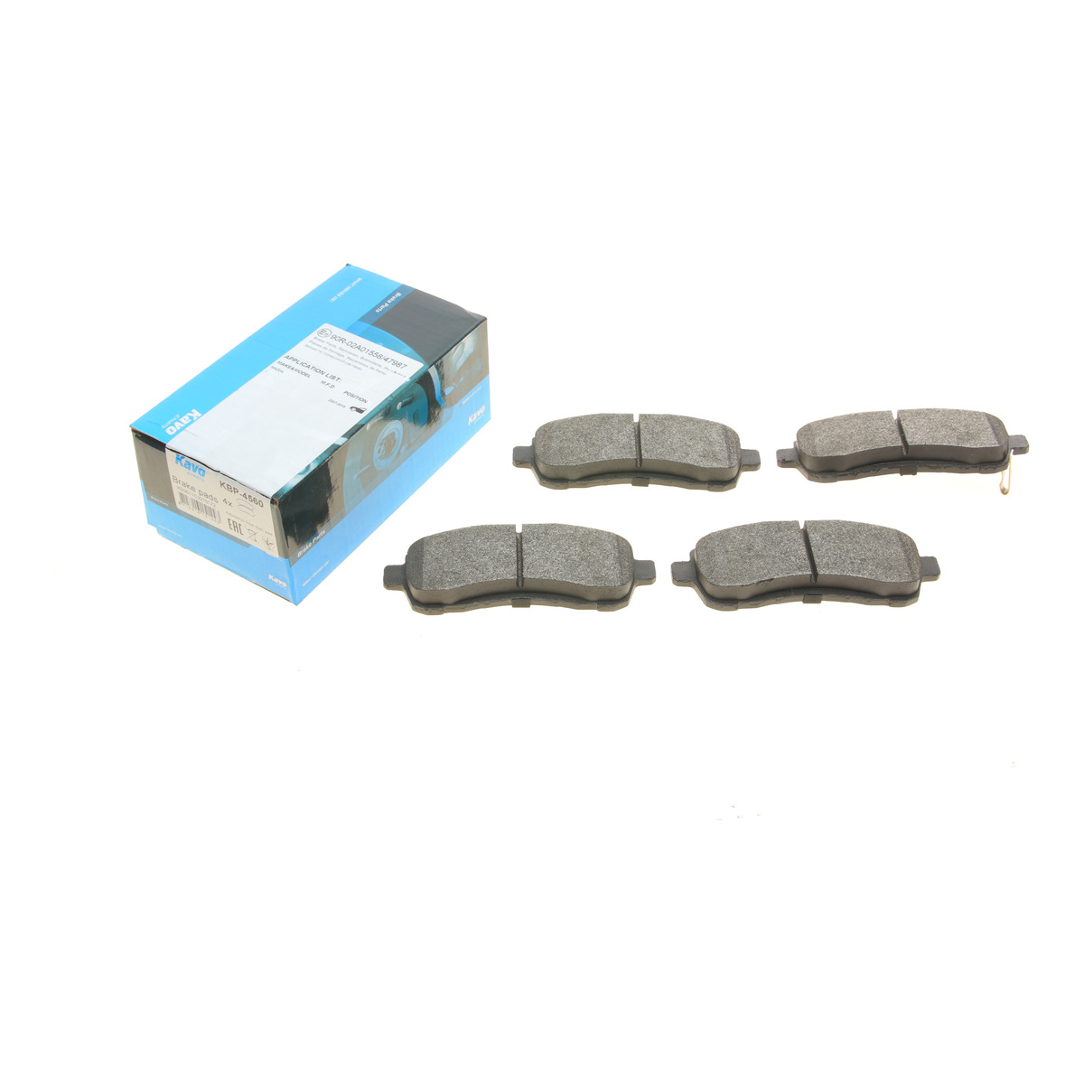 Колодки гальмівні (передні) Mazda 2 07-15 KAVO PARTS