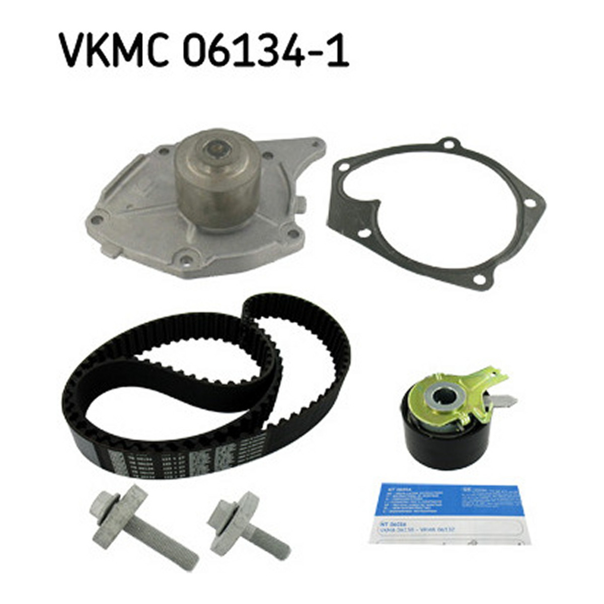 Комплект ГРМ (ремінь + ролик + водяний насос) NISSAN ALMERA II, KUBISTAR, MICRA III, NOTE, RENAULT CLIO II, GRAND SCENIC II, KANGOO, KANGOO EXPRESS, KANGOO II, MEGANE II, SCENIC II 1.5/1.5D 06.01-