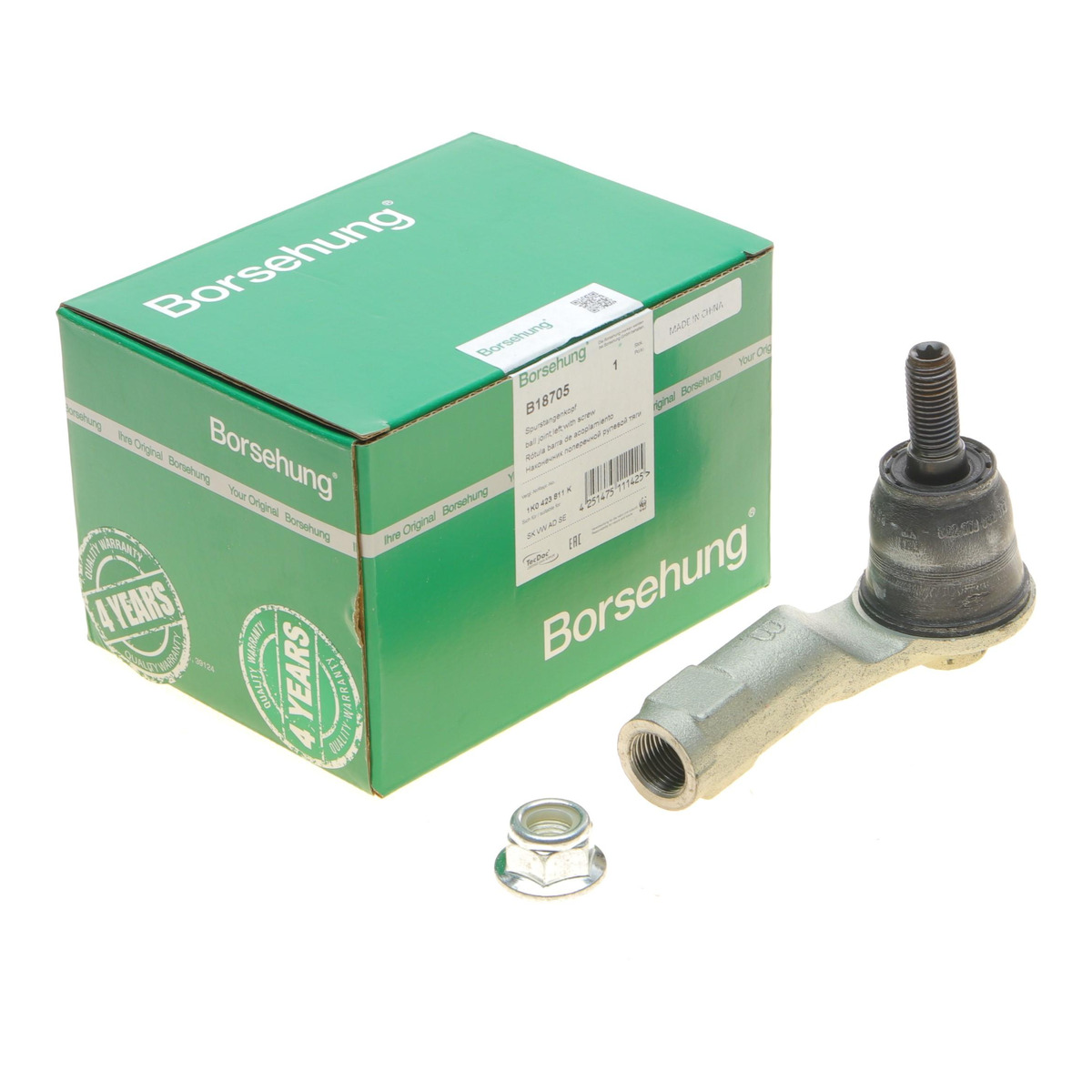 Наконечник тяги рульової (L) VW Caddy 04- Borsehung