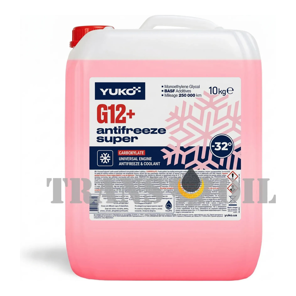 VUKO G12+ Антифриз червоний -32 10л