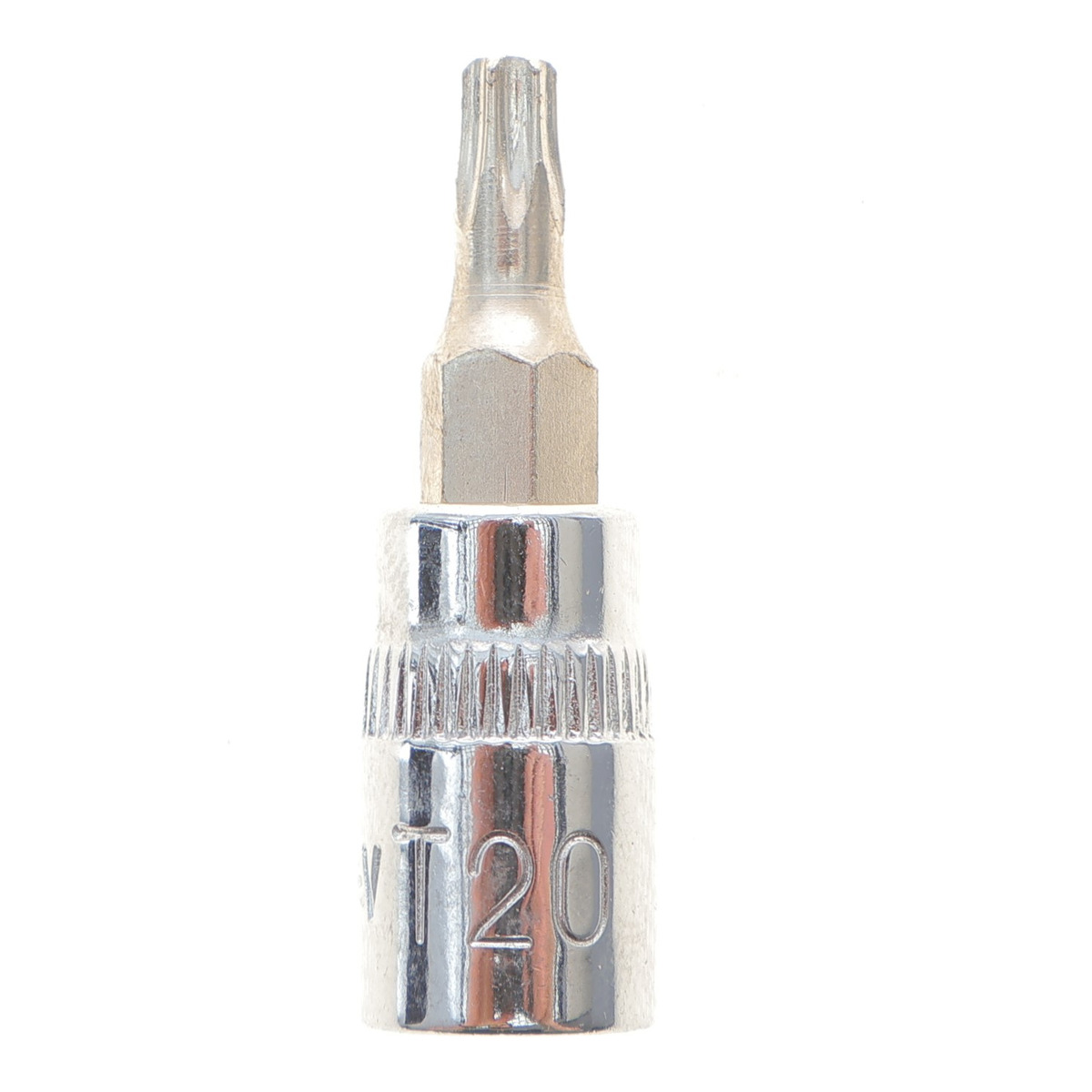 Головка 1/4" зі вставкою Torx TR20 (хромована) JBM