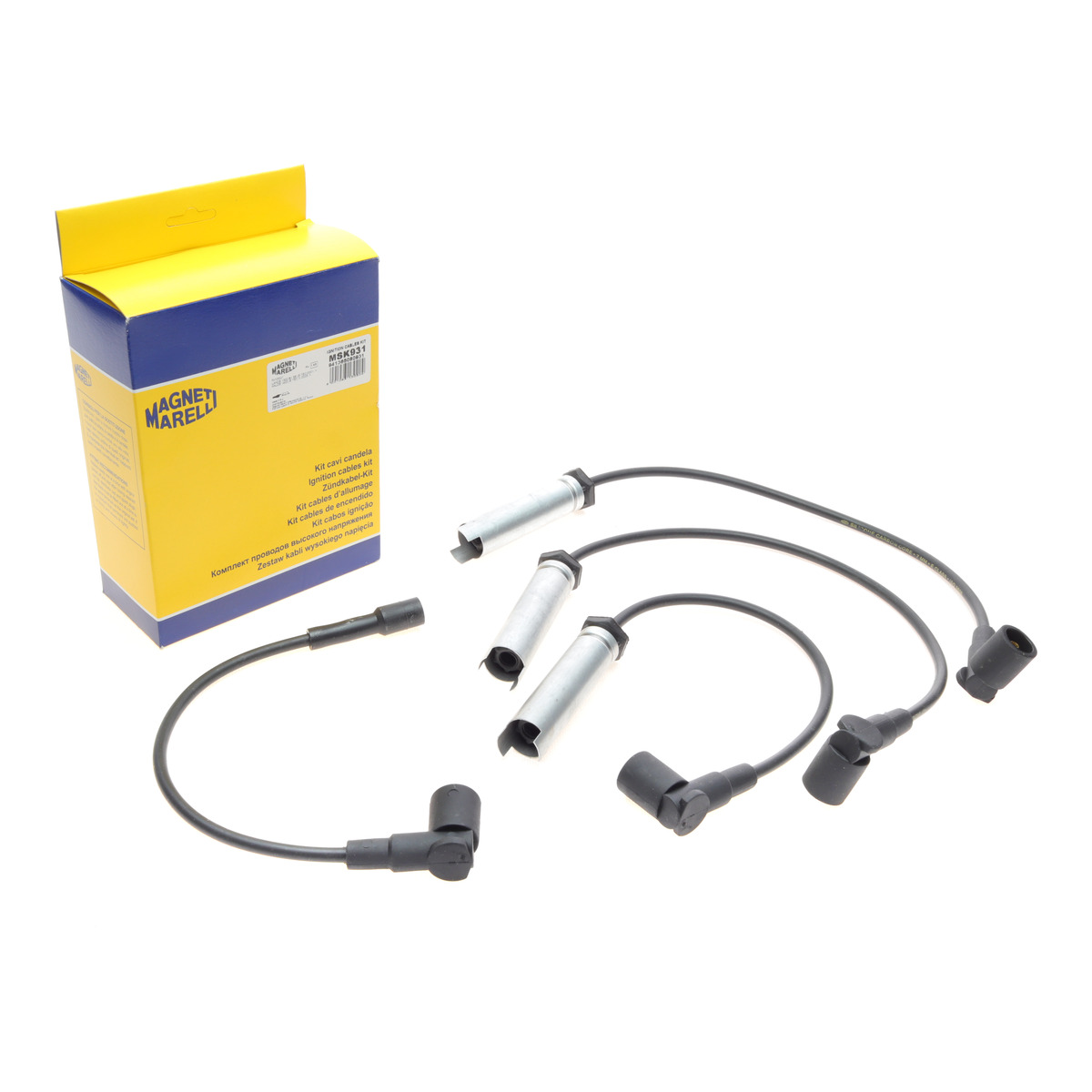 Проводи запалювання Daewoo Lanos/Kalos 1.4/1.5 97- (к-кт) (MSK931) Magneti Marelli