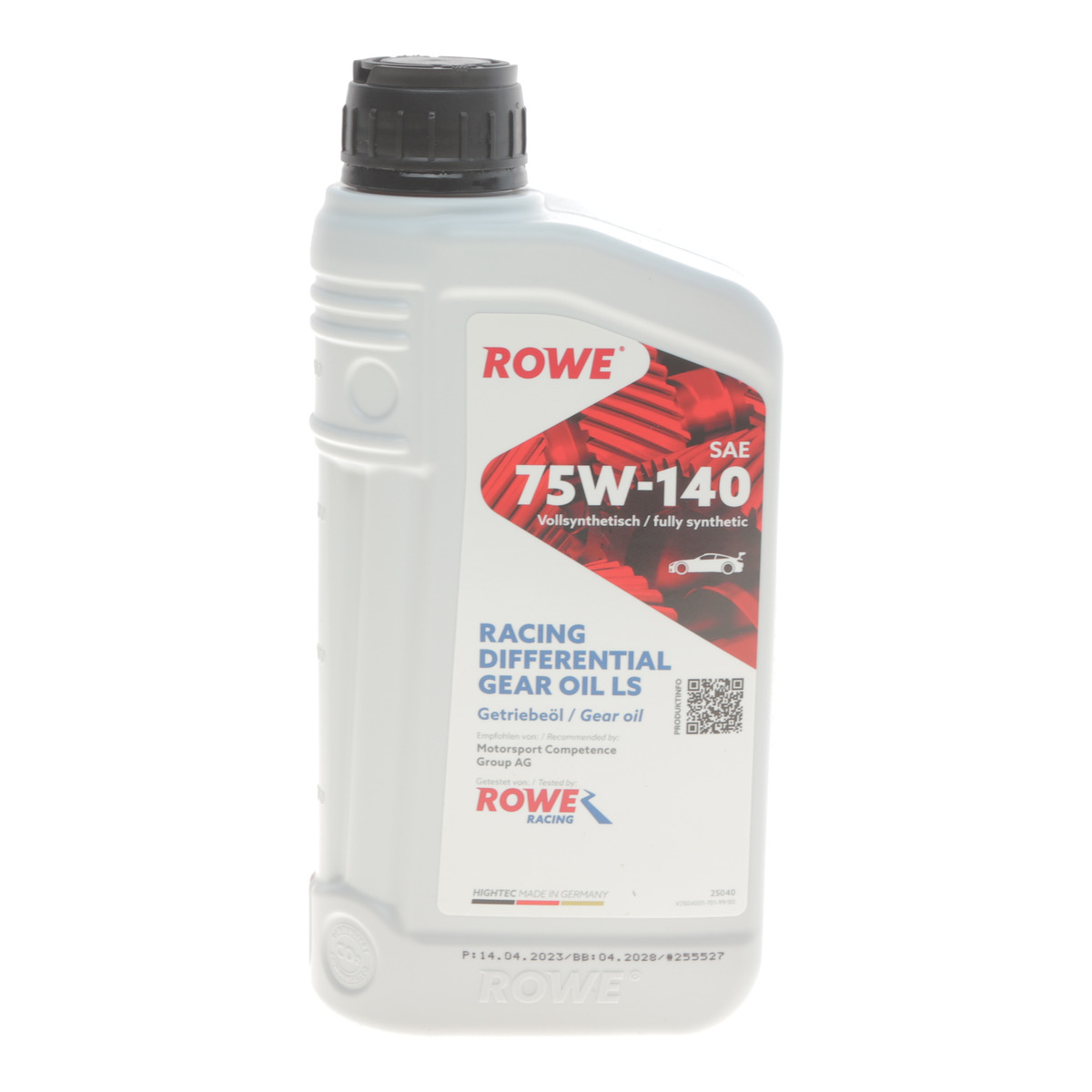 Олива 75W140 HIGHTEC RACING DIFFERENTIAL GEAR OIL LS (1L) (коричневий) ROWE