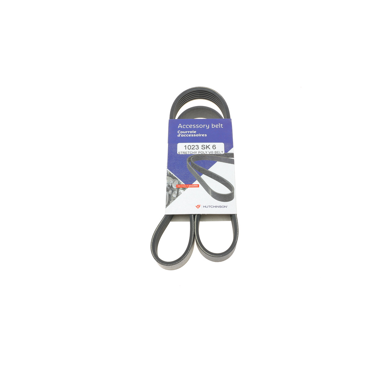 Ремінь генератора Ford Fiesta VI 1.25 08- Hutchinson