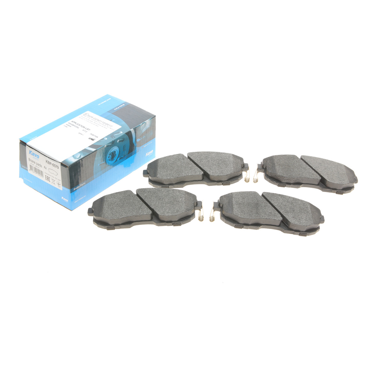 Колодки гальмівні (передні) Nissan Juke/ Pulsar/ Tiida 07- KAVO PARTS