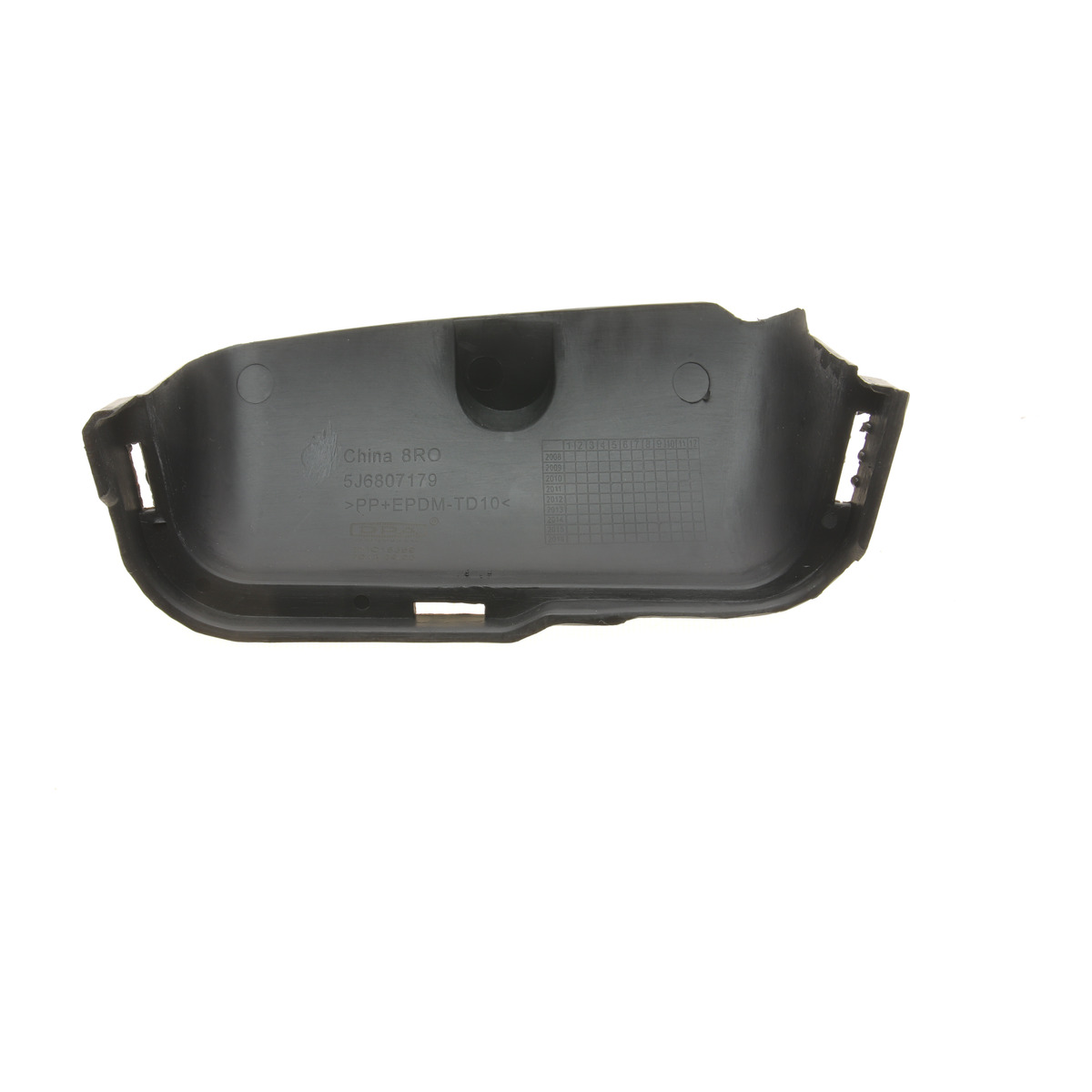 Накладка бампера (заднього) Skoda Fabia 06-14 DPA