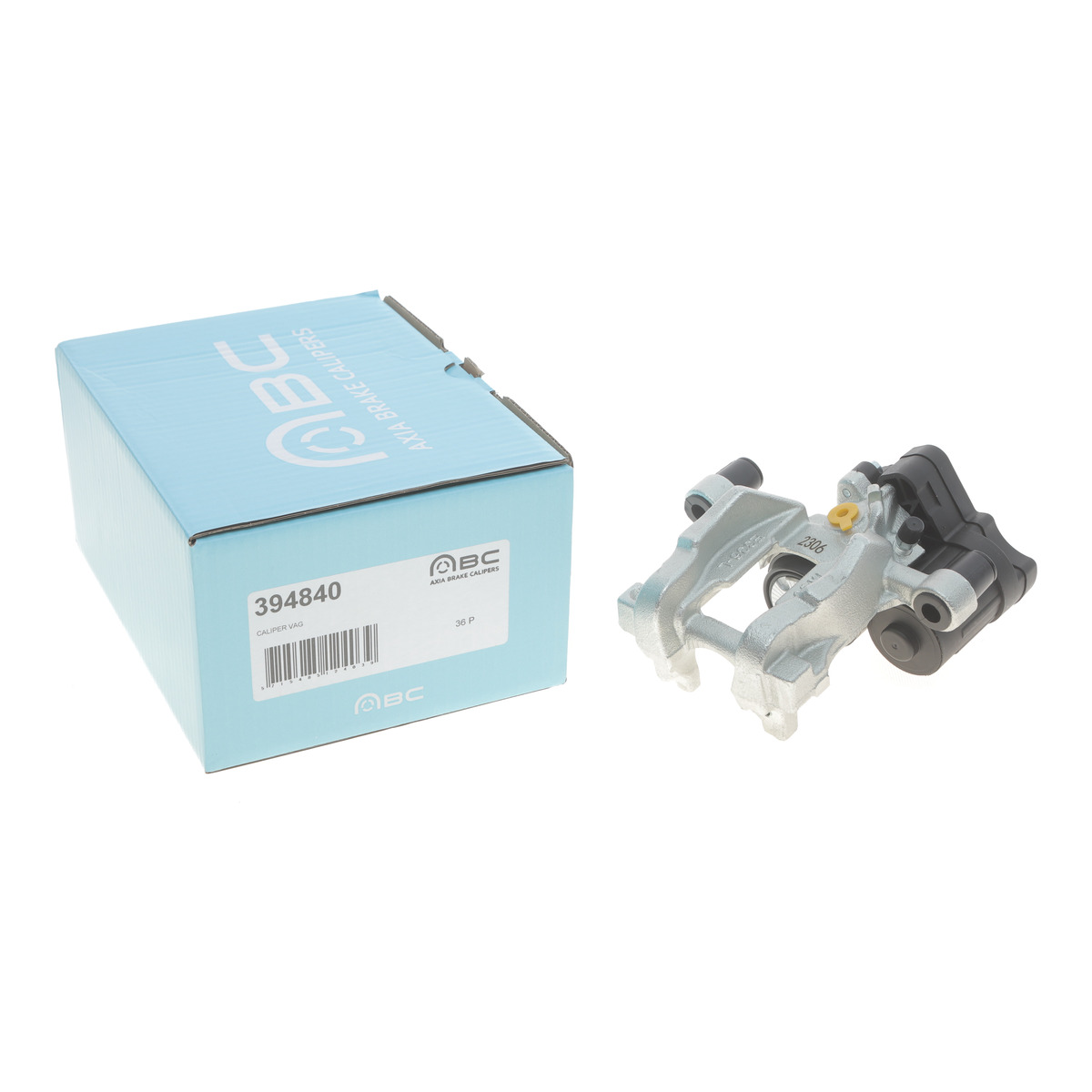 Супорт гальмівний (задній) (L) VW Golf VII/Passat B8 12- (d=42mm) (ATE) (електро) AXIA Brake Calipers
