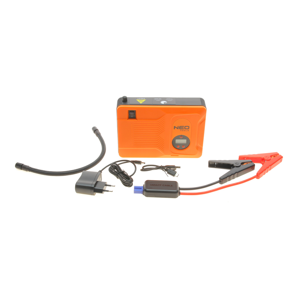 Пусковий пристрій Jumpstarter (Powerbank 14 000 mAh/ліхтар LED/компресор 3.5 Bar) NEO Tools