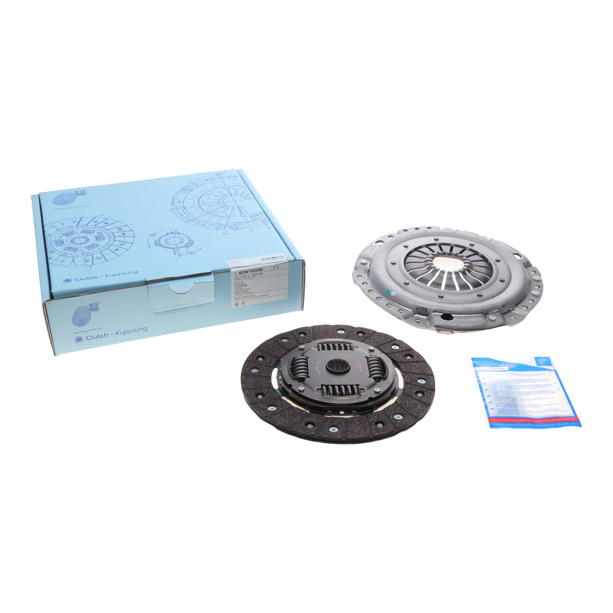Комплект зчеплення Opel Astra G/Vectra B 2.0/2.2 16V 94-09 (d=229mm) Blue Print