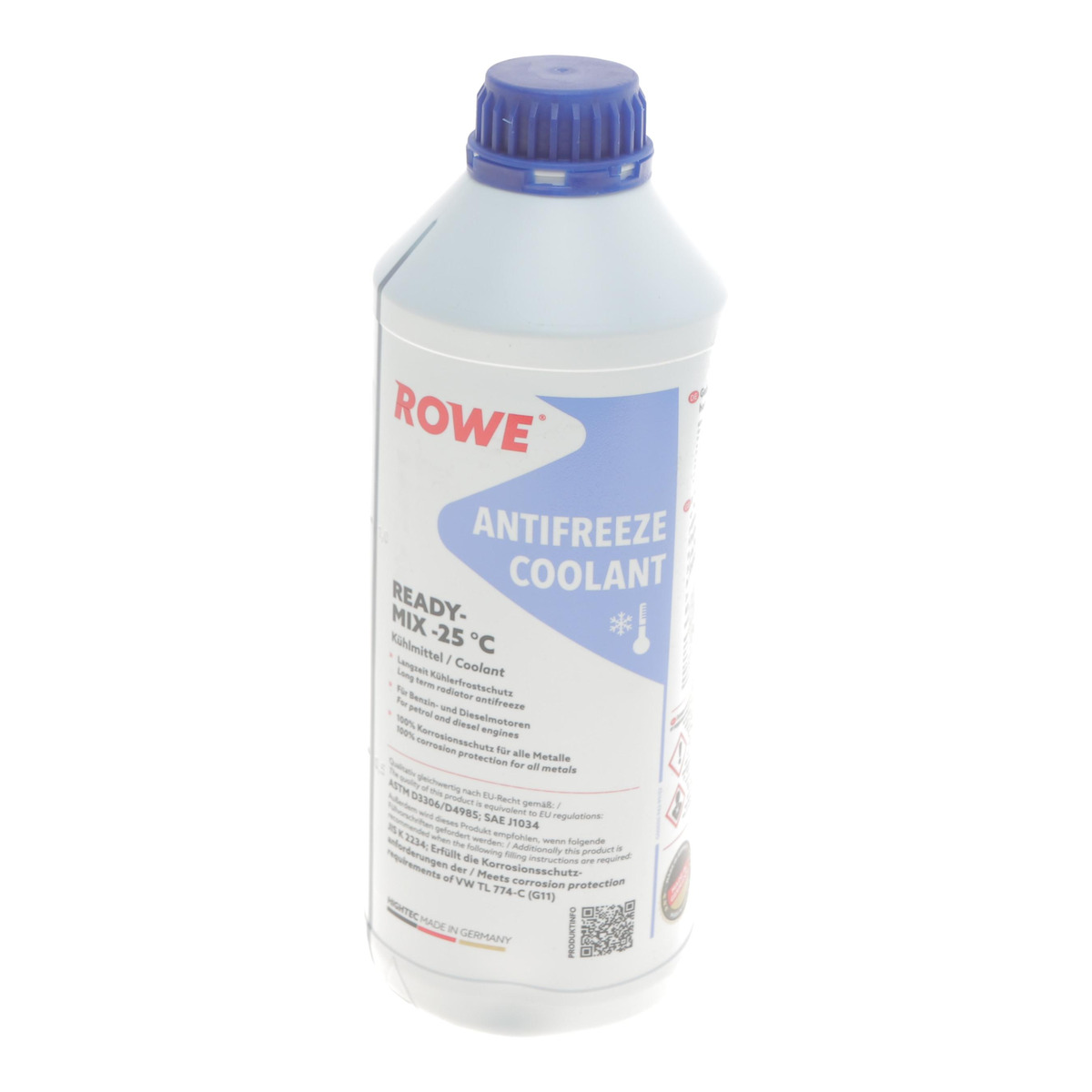 Антифриз (синій) G11 (1.5L) READY-MIX -25°C HIGHTEC ANTIFREEZE (заміна на 21074-0015-99) ROWE
