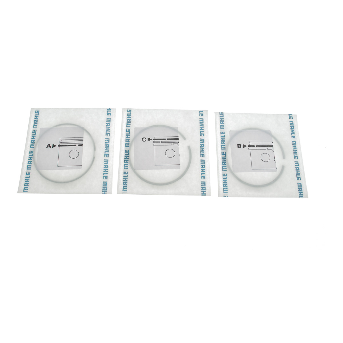 Кільця поршневі VW Passat 1.8 96-05 (81.51mm/+0.5) (1.5-1.75-2) Mahle