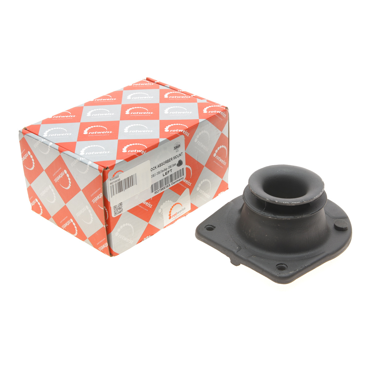 Подушка амортизатора (переднього) Fiat Doblo Cargo 01- (L) Rotweiss