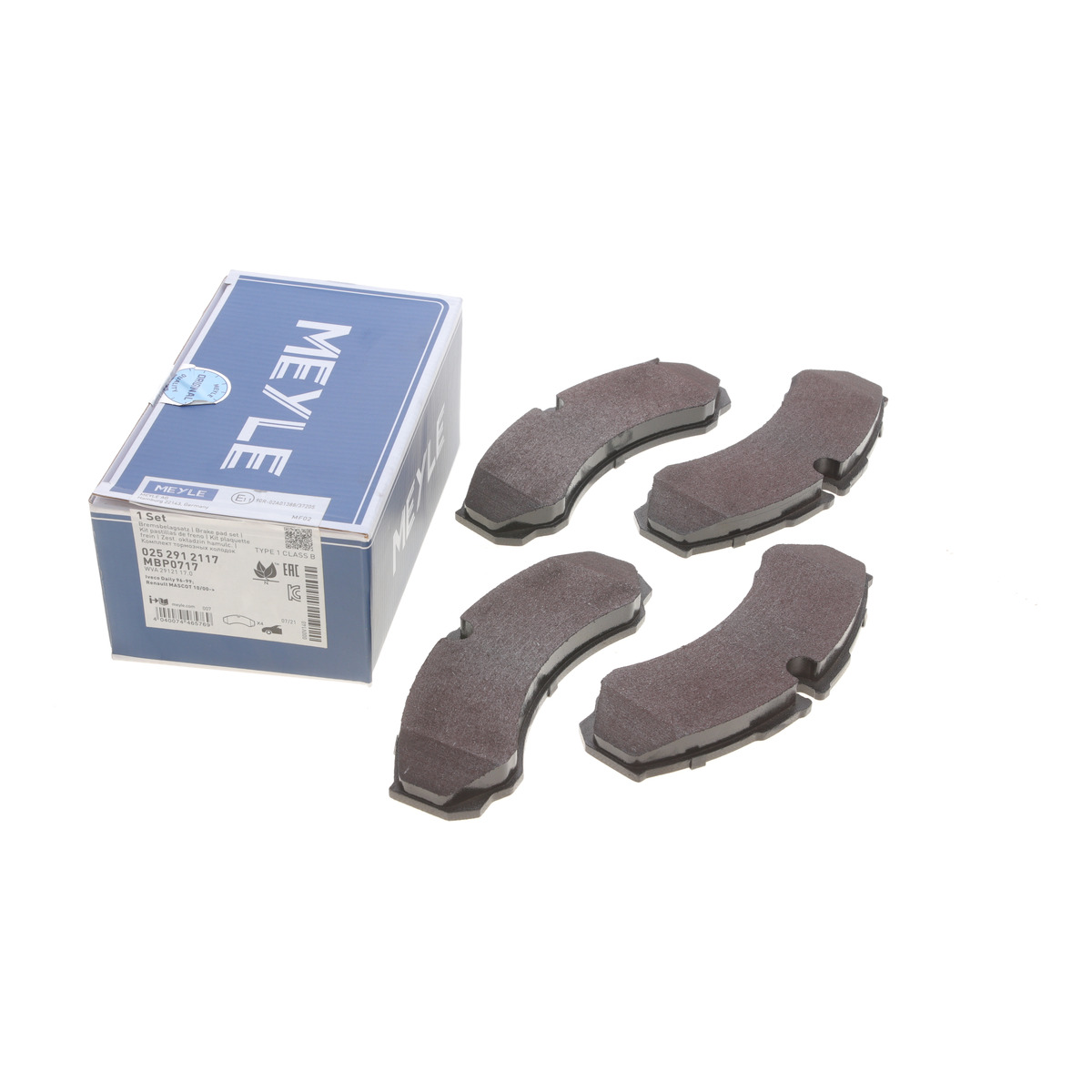 Колодки тормозные (передние) Iveco Daily III 99-06 (Brembo)