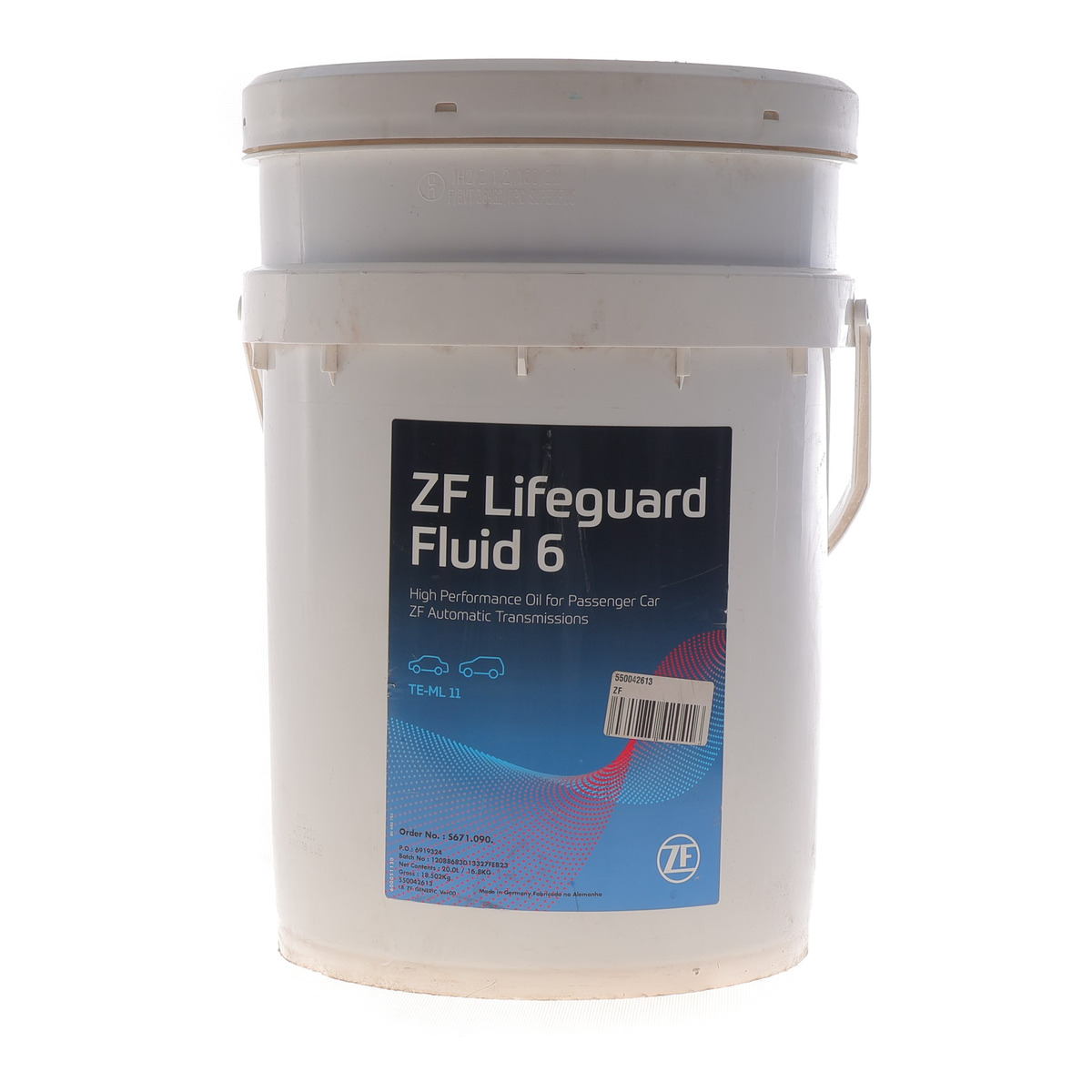 Олива АКПП ATF (20L) ZF Lifeguard Fluid 6 ступка) ZF