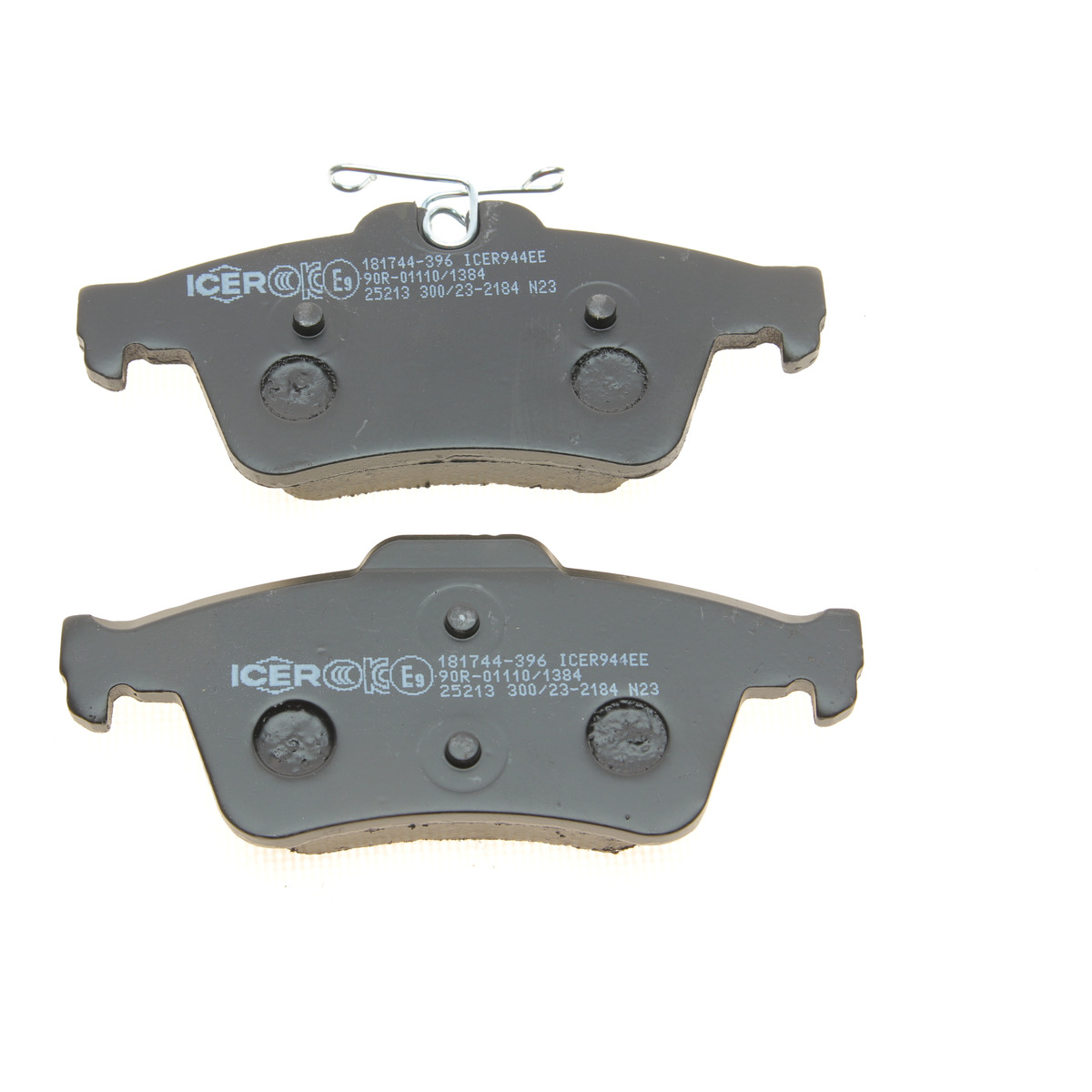 Колодки гальмівні (задні) Ford Connect 13-/Kuga/C-Max 08-/Focus/Mazda 3/5/Volvo C30/S40/V40/V50 03- (123.1x51.9x15.7) Icer