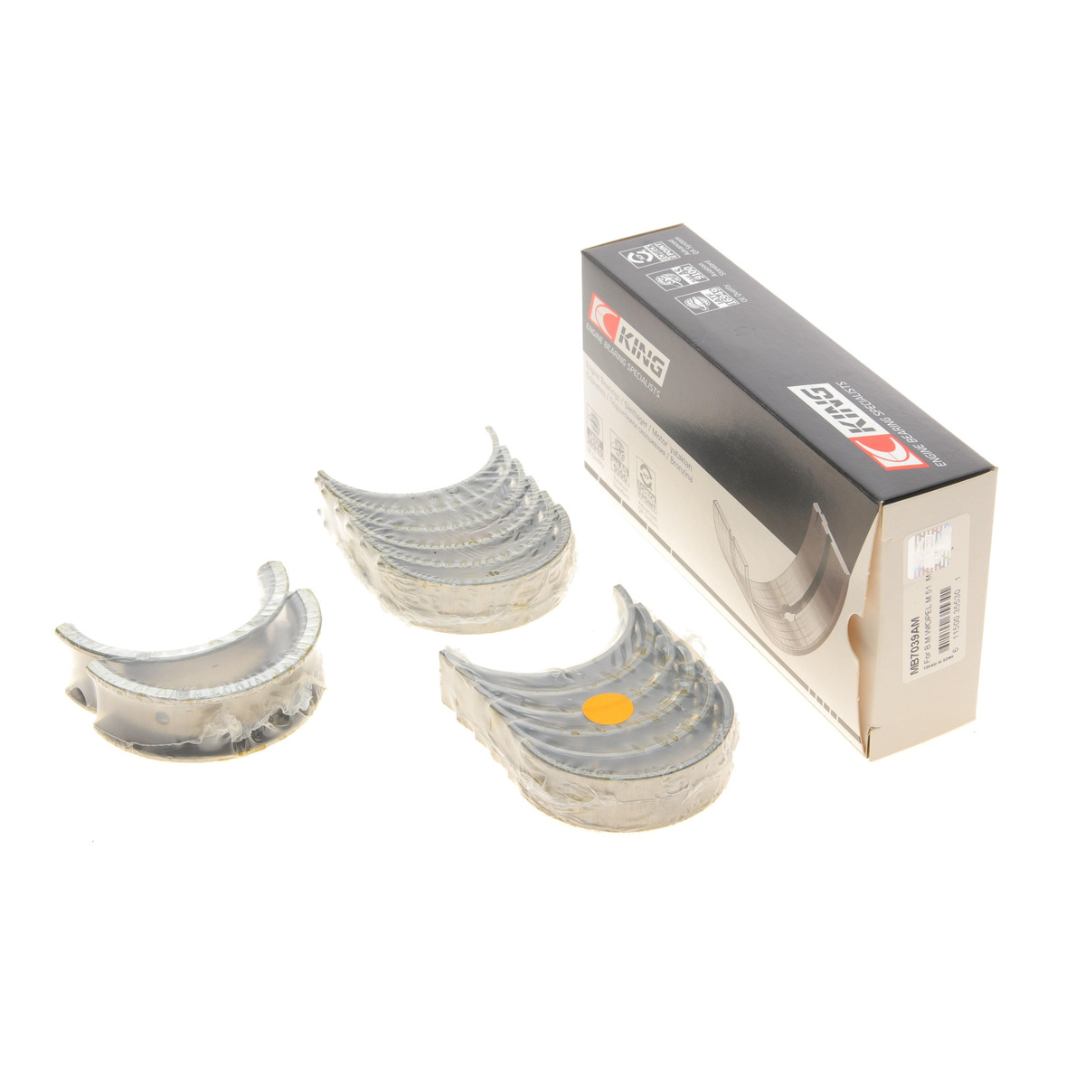 Вкладиші корінні BMW 3 (E36/E46)/5 (E39/E60)/7 (E38) 91-05 M50/M52/M54/M57 (STD) King