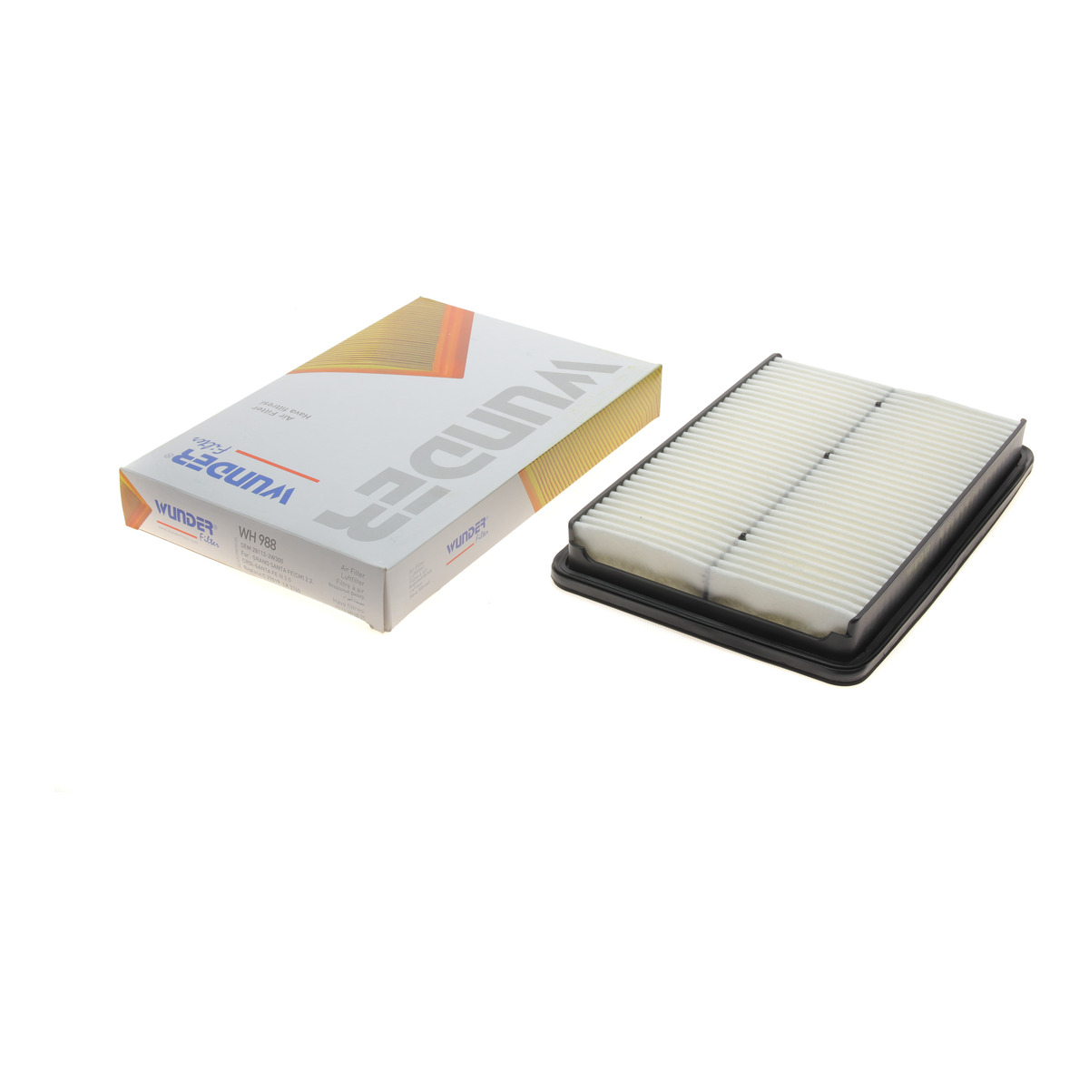 Фільтр повітряний Hyundai Santa Fe 2.0/2.2CRDi 12- Wunder Filter