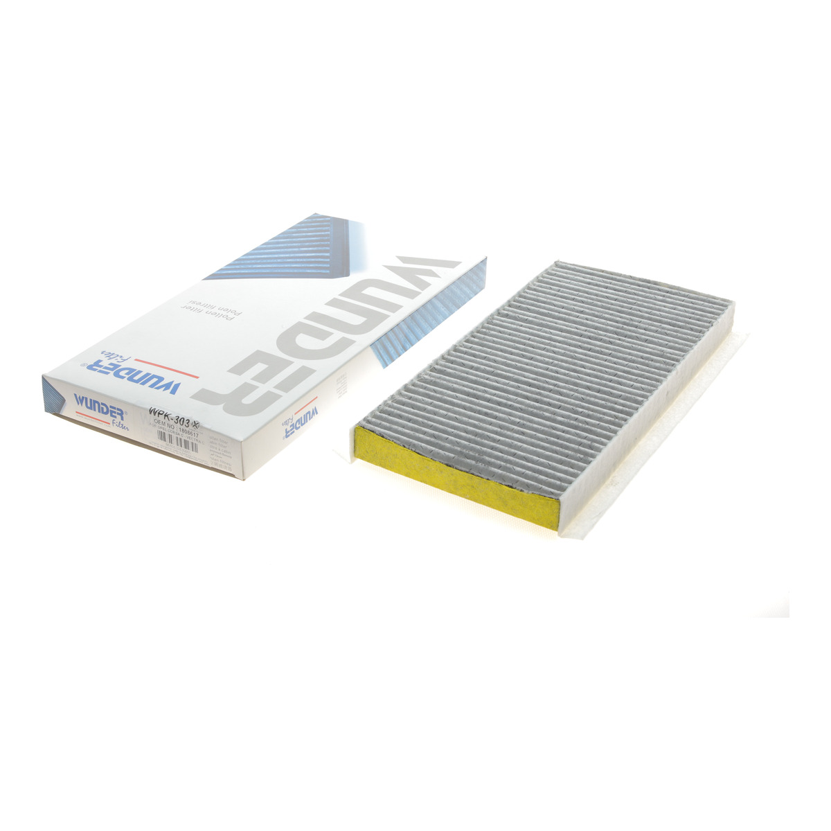 Фільтр салону Opel Combo 1.3CDT/1.7DI/CDTI 01- (вугільний) Wunder Filter