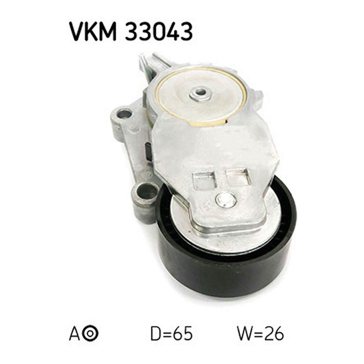 Натягувач поліклинового ременя VOLVO C30, S40 II, S80 II, V40, V50, V70 III, CITROEN C1, C2, C2 ENTERPRISE, C3 I, C3 II, C3 PICASSO, C3 PLURIEL, C4, C4 AIRCROSS, C4 GRAND PICASSO I 1.4-2.0D 11.95-