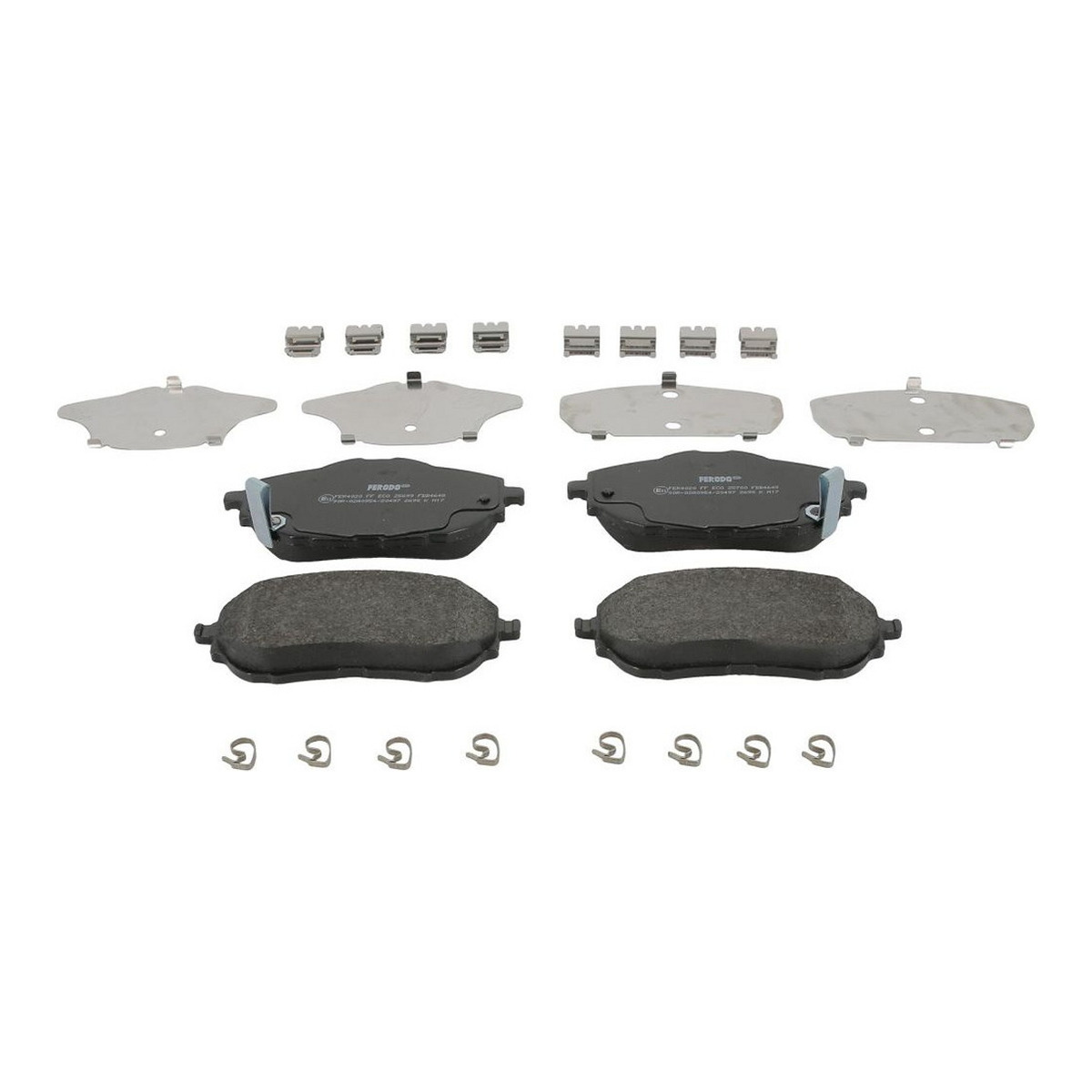 Комплект гальмівних колодок передн , TOYOTA AURIS, COROLLA 1.2-1.8H 07.10-08.19