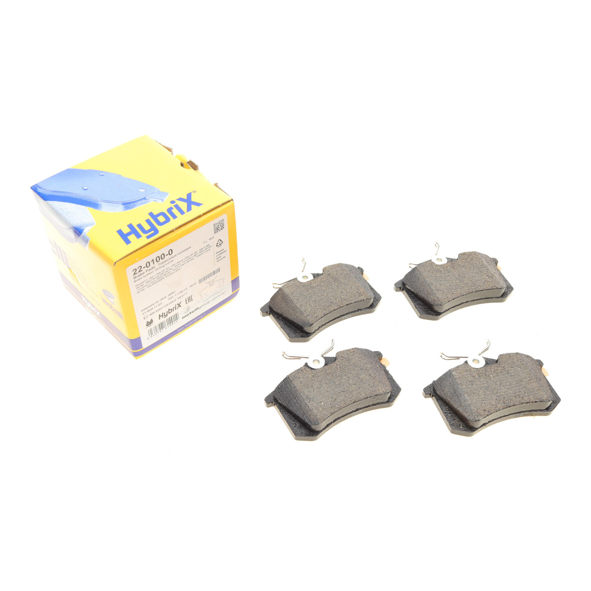 Колодки гальмівні (задні) VW Golf II/III/Passat B2/B3/B4 84-99/Polo 95-01/Peugeot 405 87-97 Metelli