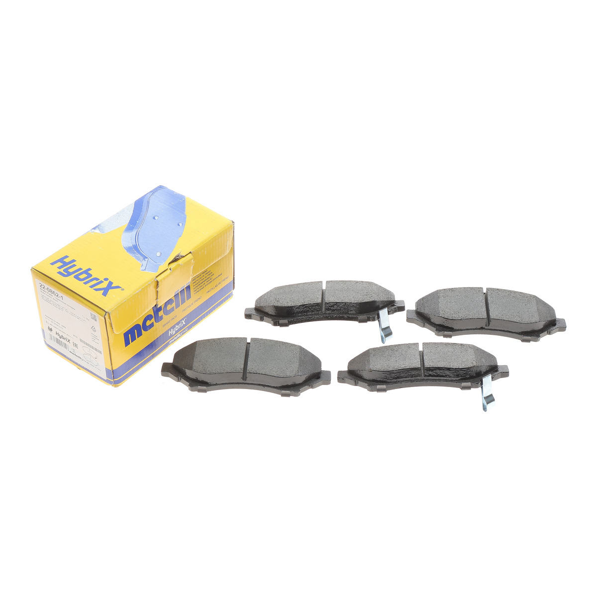 Колодки гальмівні (передні) Chrysler Grand Voyager/Dodge Journey 07-/Fiat Freemont 11-/VW Routan 08-13 Metelli