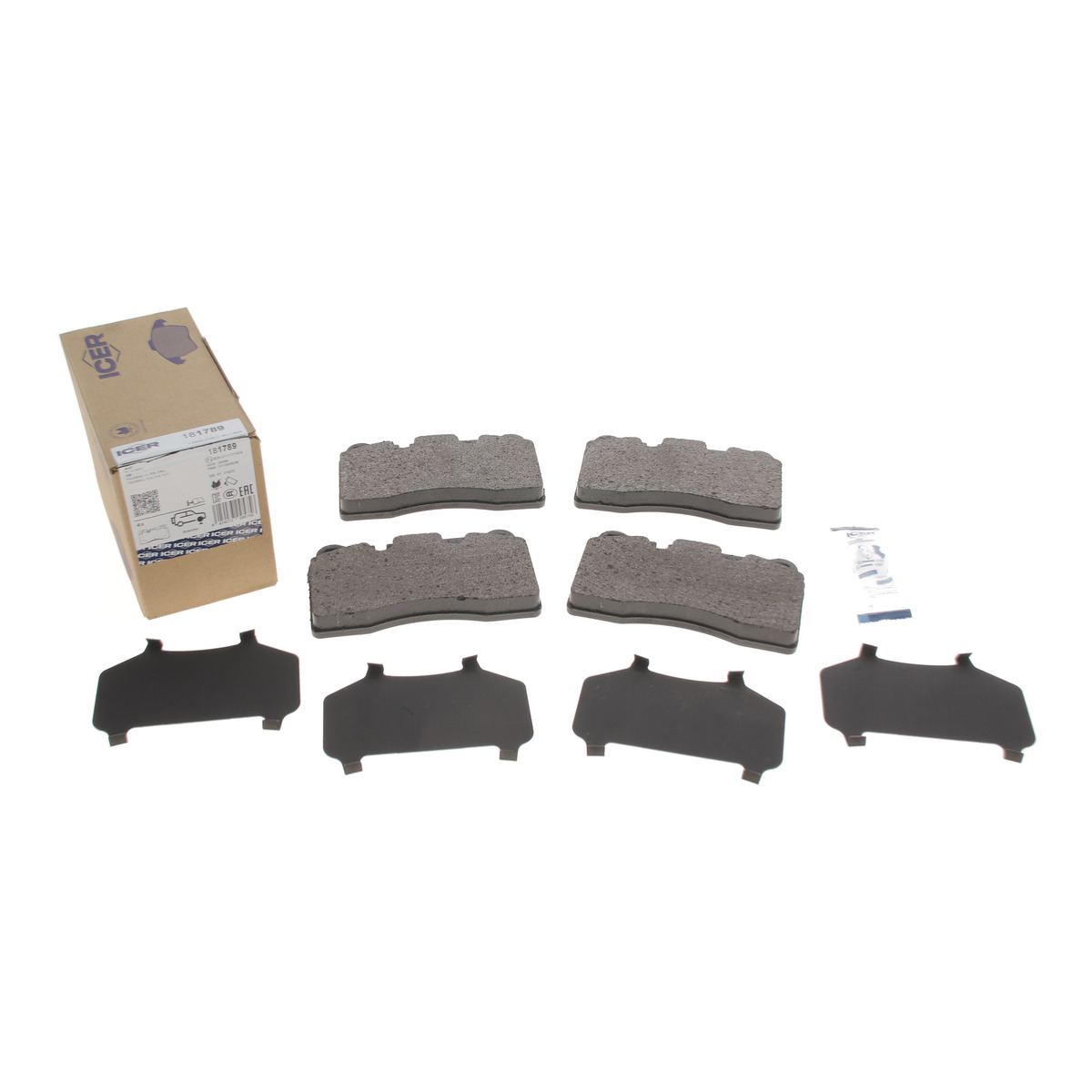 Колодки гальмівні (передні) Audi TT 09-14/VW Touareg 02- Icer