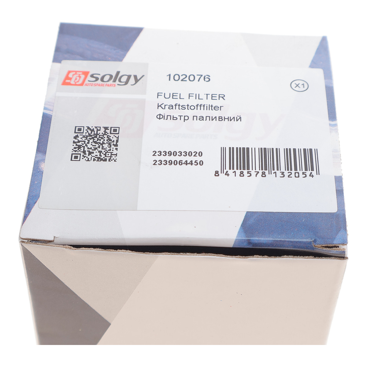 Фільтр паливний Toyota RAV 400-/Hilux 97-05/Corolla 2.0-2.4 D 00-09 Solgy