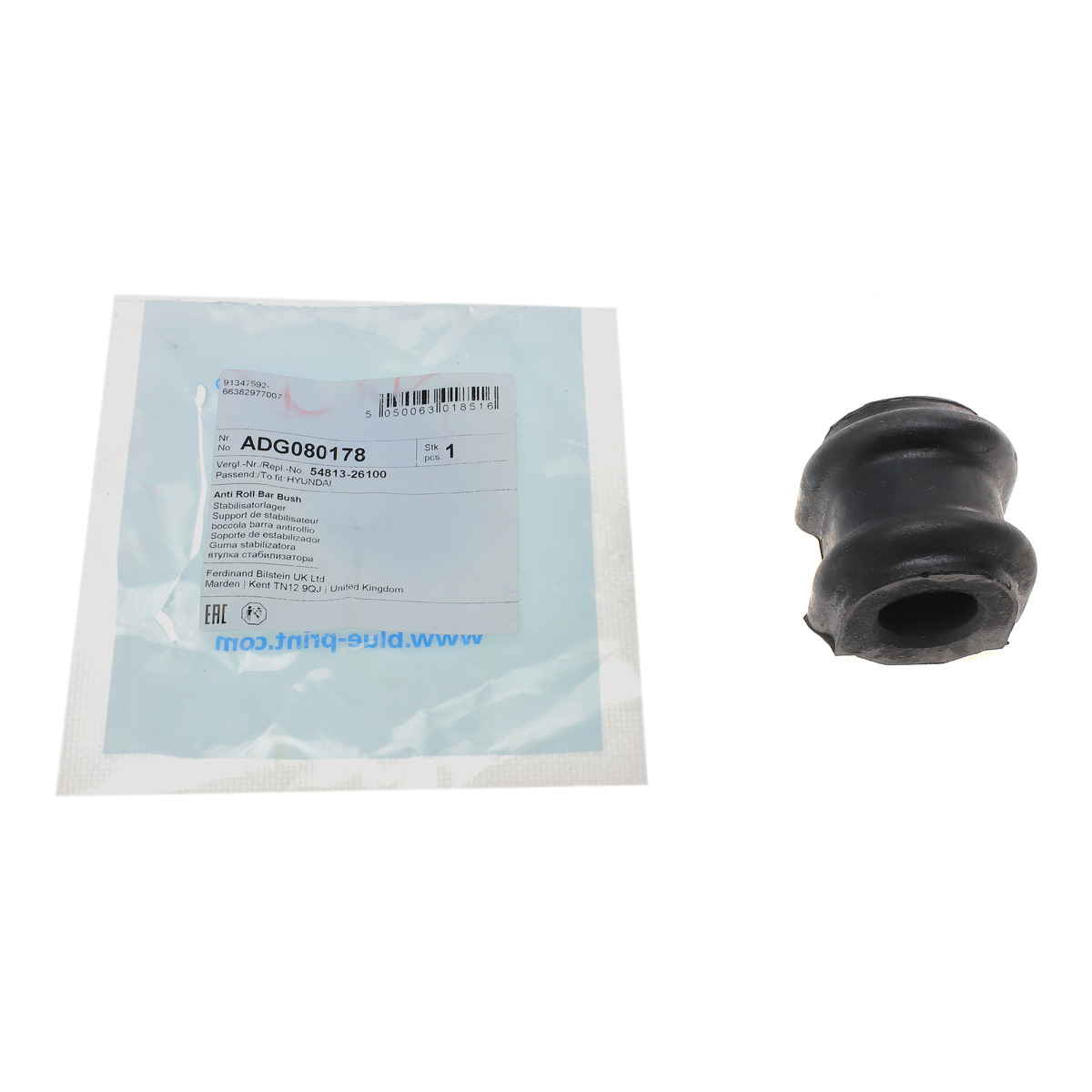 Втулка стабілізатора (переднього) Hyundai Santa Fe 00-06 (d=23mm) Blue Print
