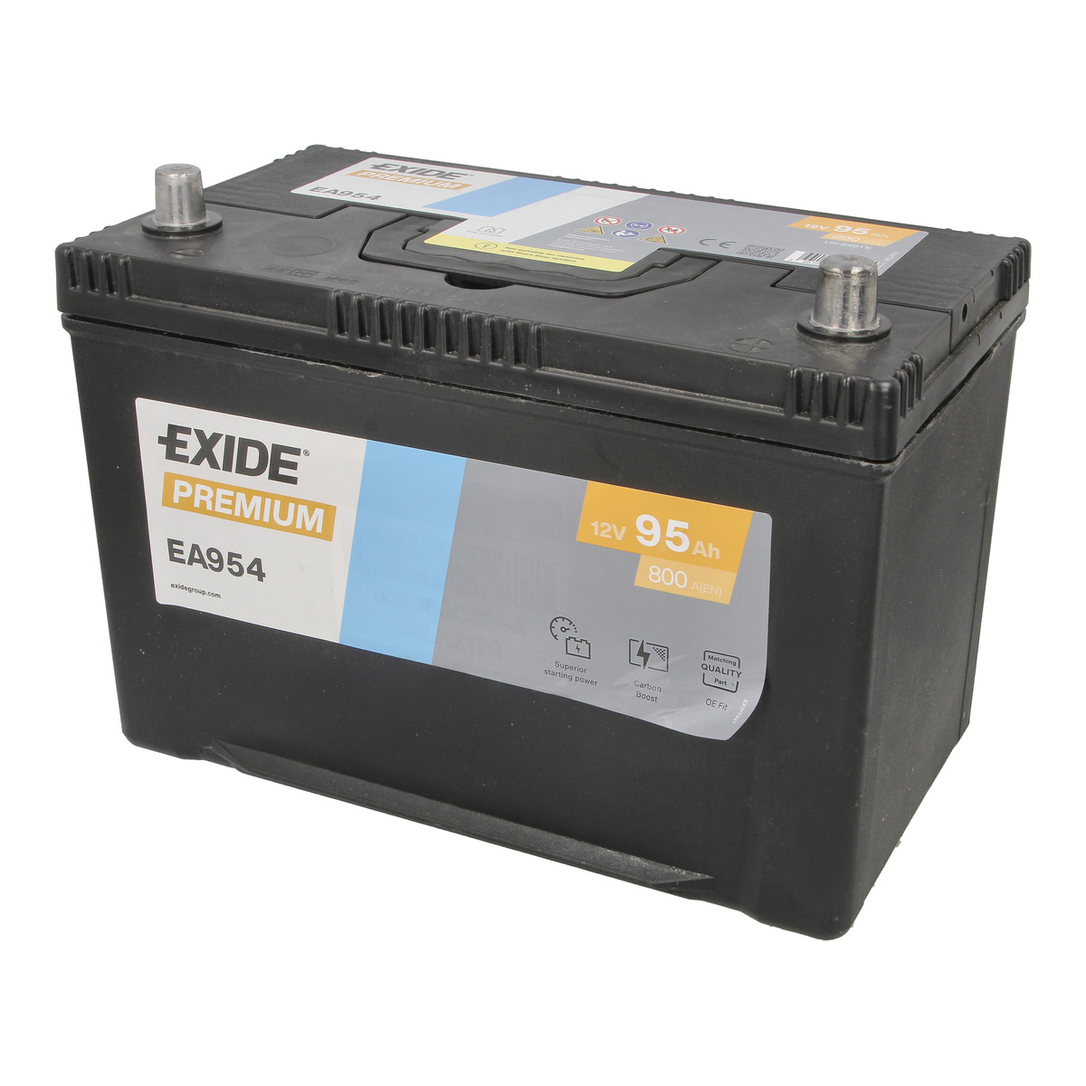 Акумуляторна батарея 95Ah/800A (306x173x222/+R/B01) Premium Азія Exide