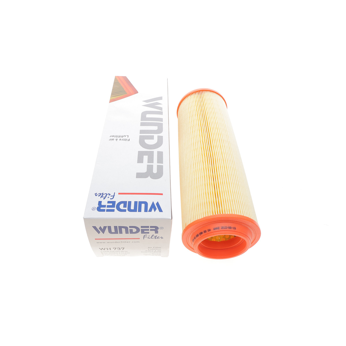 Фільтр повітряний MB A-class (W168) 1.7CDI -04 Wunder Filter
