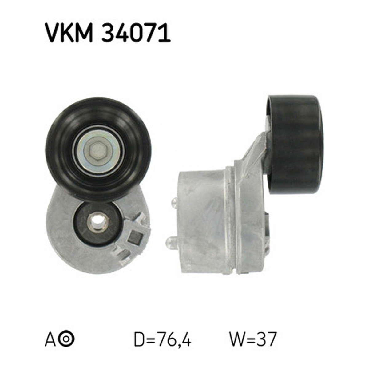 Натяжник ременя генератора Ford Transit 2.4DI/TDCI 00- (76.4x37) SKF