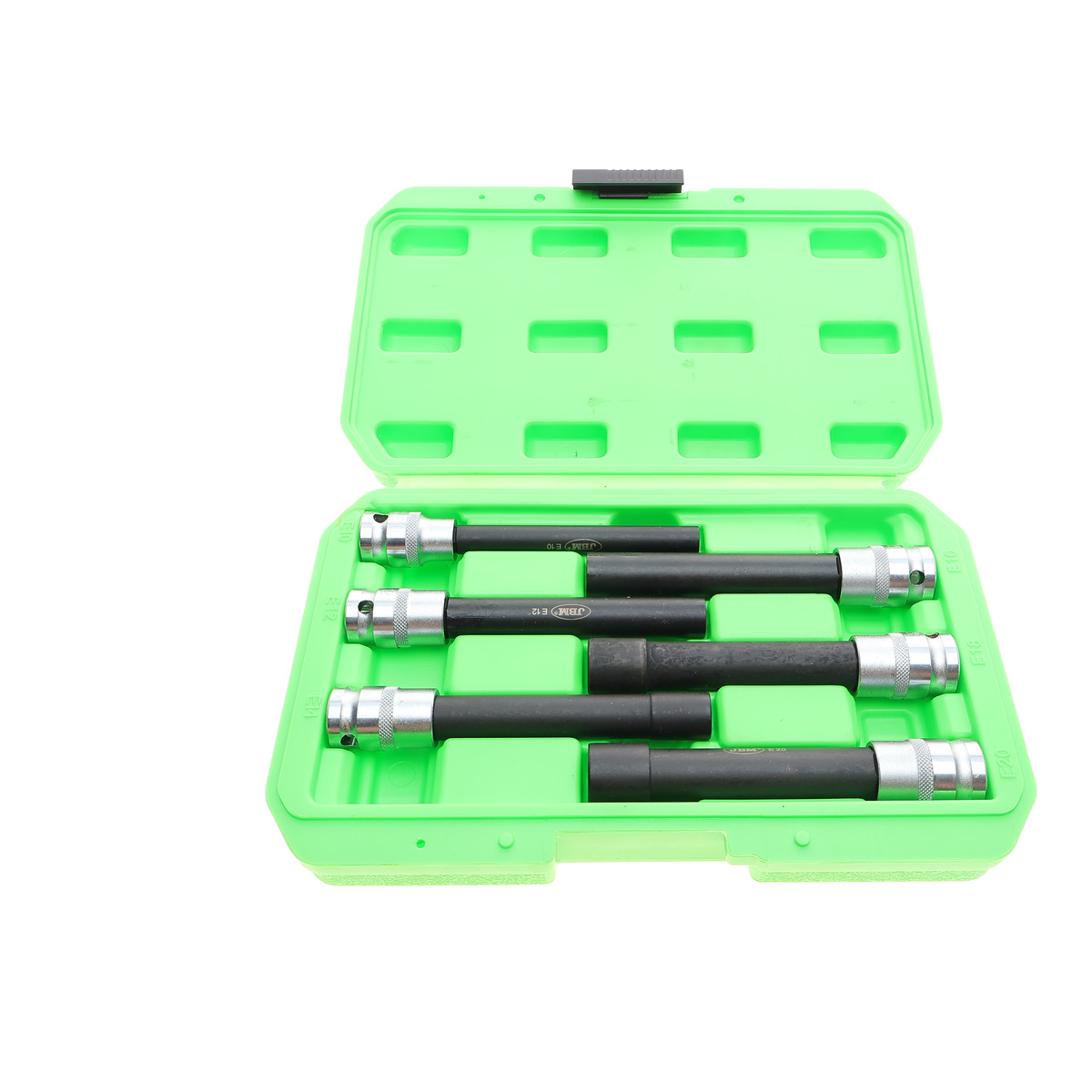 Набір головок 1/2" зі вставками E-STNDRT 6 од. Torx JBM