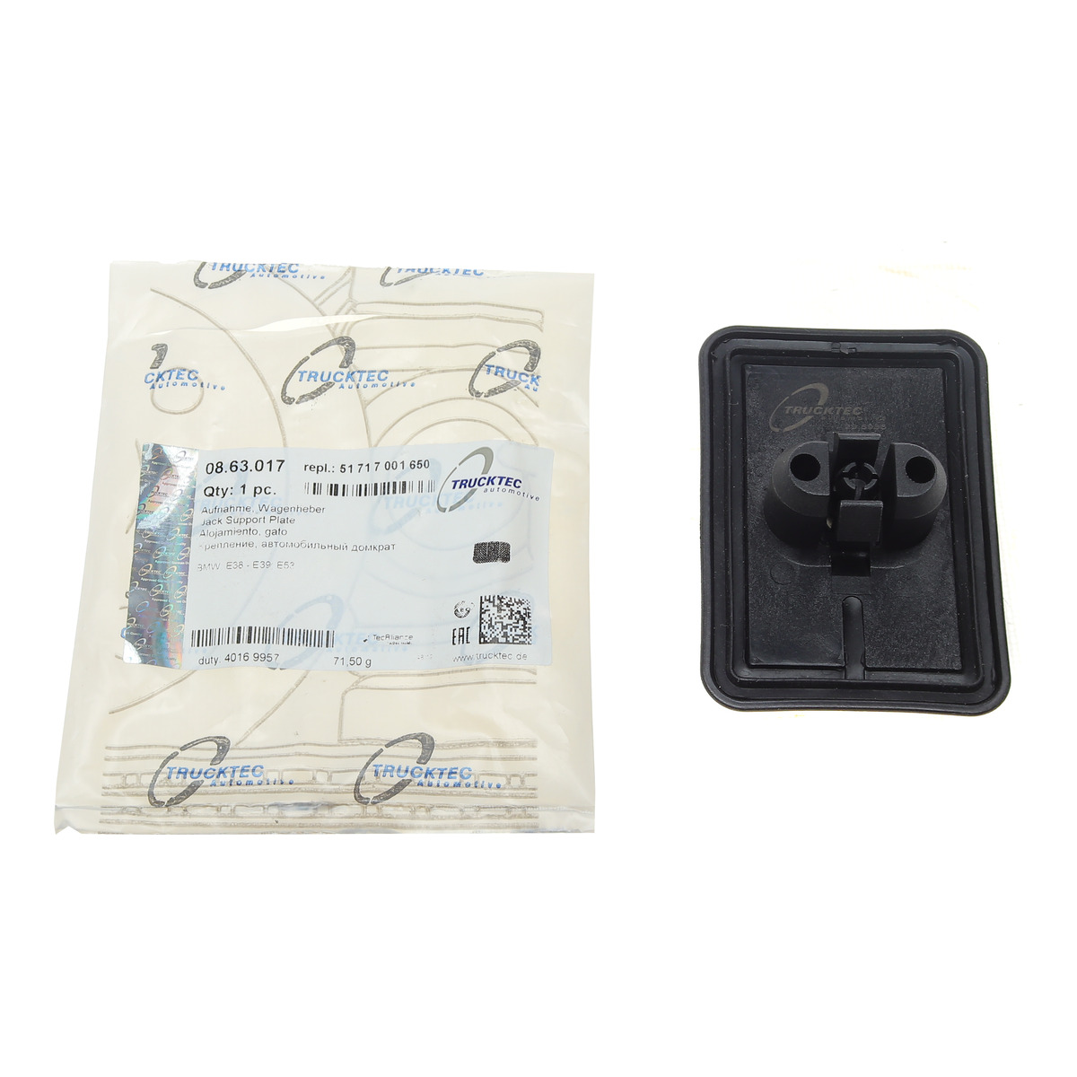 Подушка піддомкратна BMW 5 (E39)/7 (E38)/X5 (E53) 94-06 TRUCKTEC Automotive