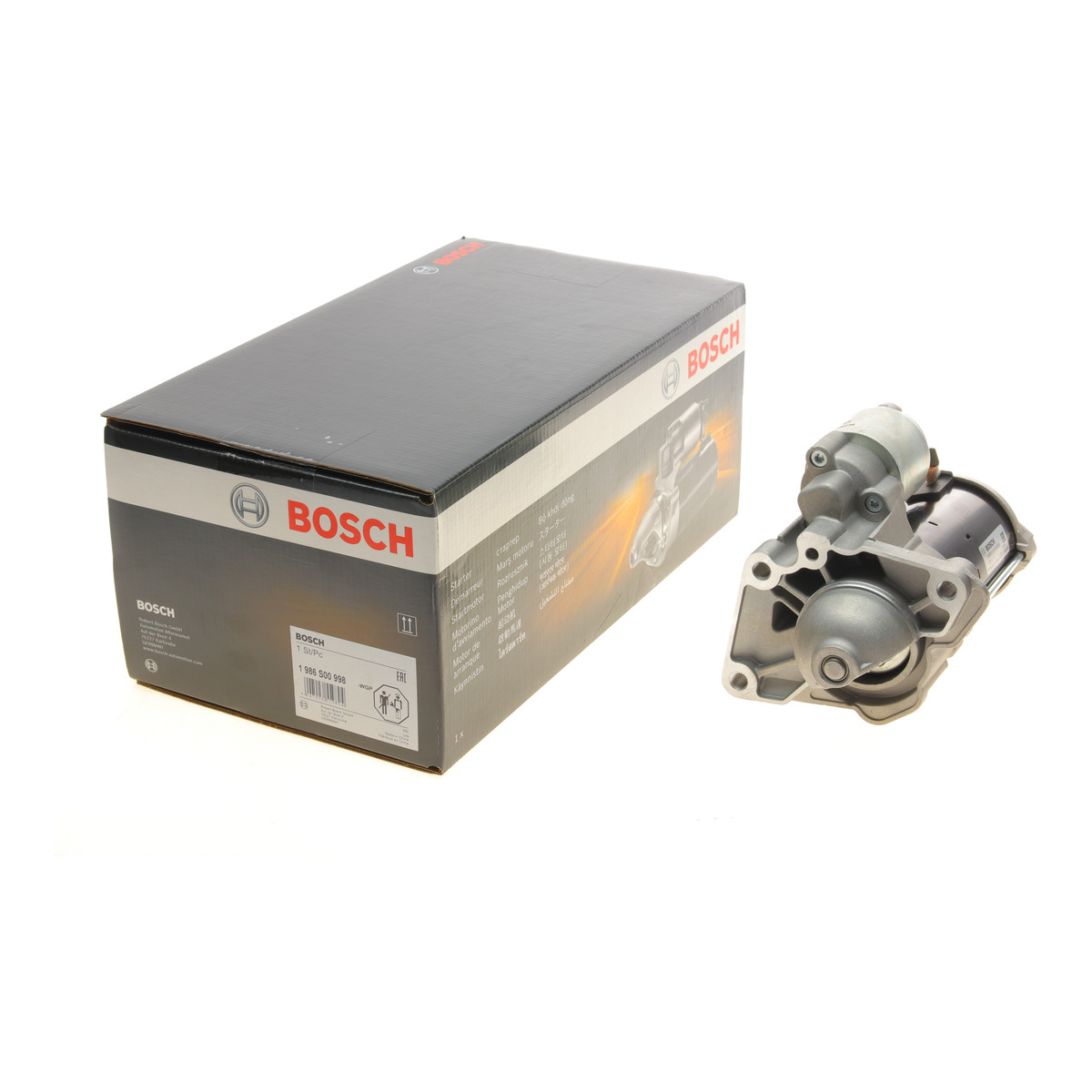 Стартер Renault Trafic 1.6 dCi 14- (12V/1.5kw) Bosch