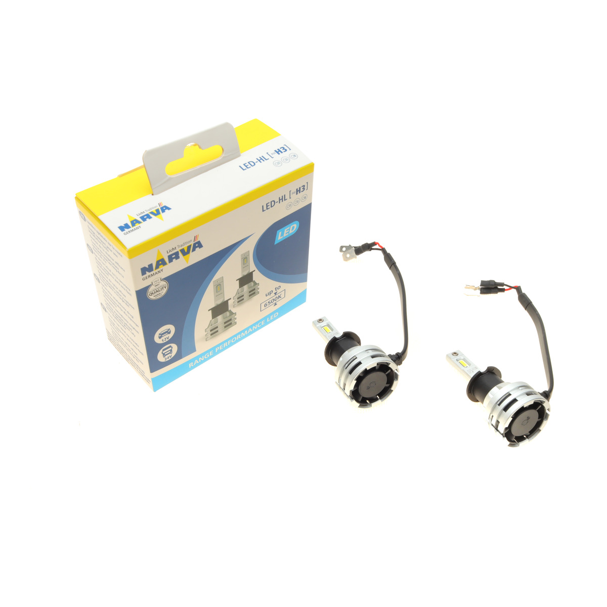 Автолампа H3 12/24V 19W PK22s Performance LED (к-кт 2шт) (замінено на 181828100) Narva