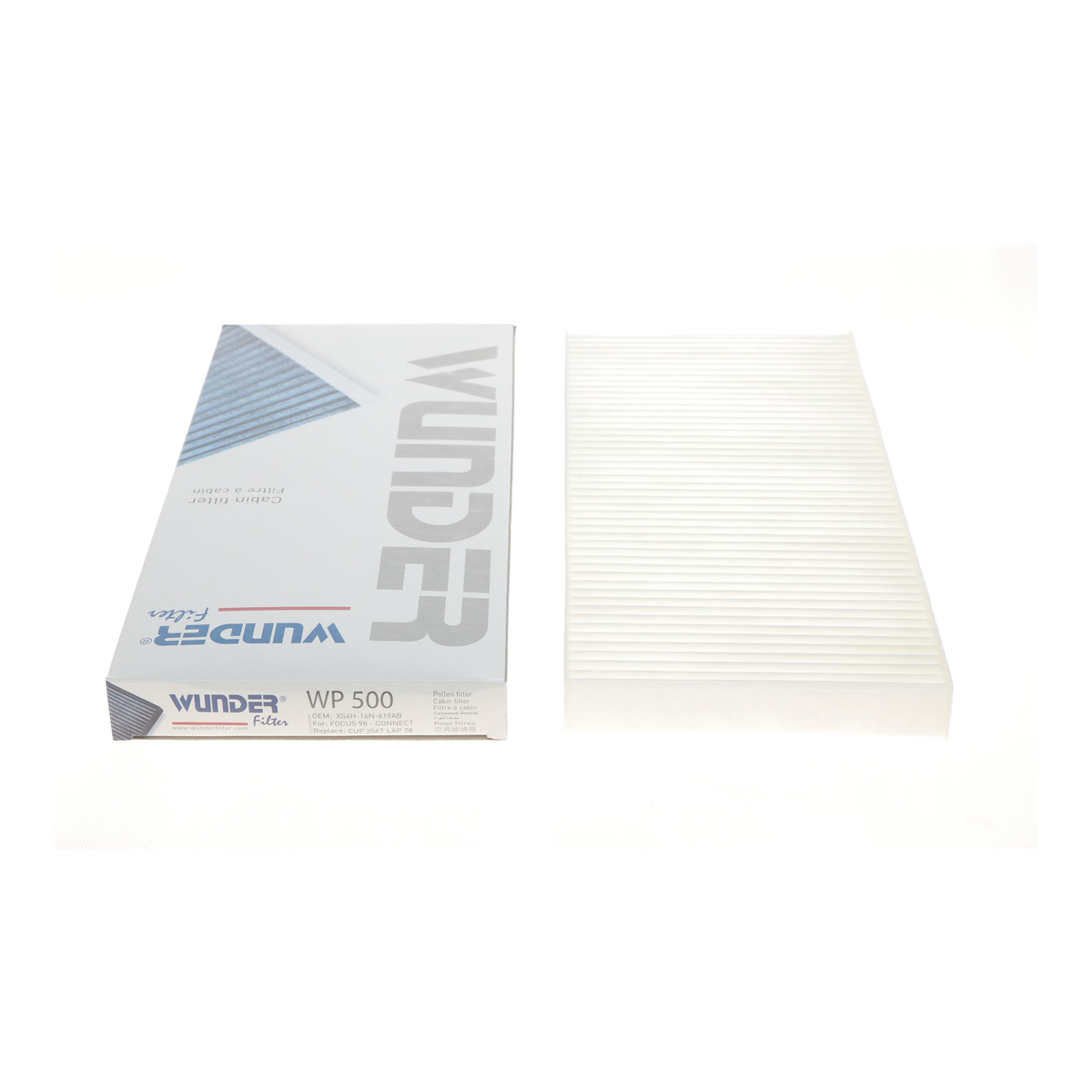 Фільтр салону Ford Focus/Connect 1.8 DI/TDCi 02- Wunder Filter