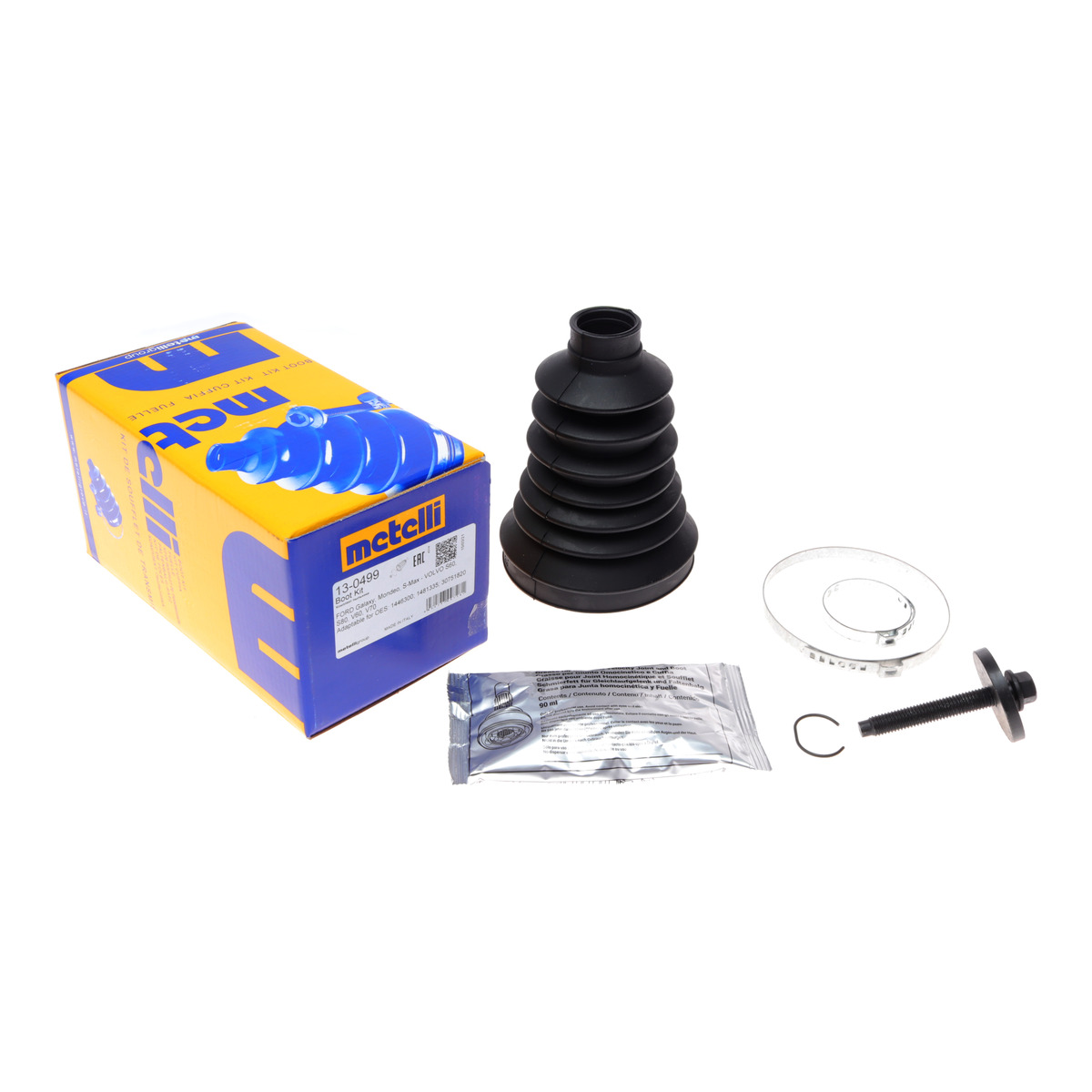 Пильник ШРКШ (зовнішній) Ford Galaxy/Mondeo/S-Max/Volvo S60/S80/V60/V70 06-15 (27x90x140) (к-кт) Metelli