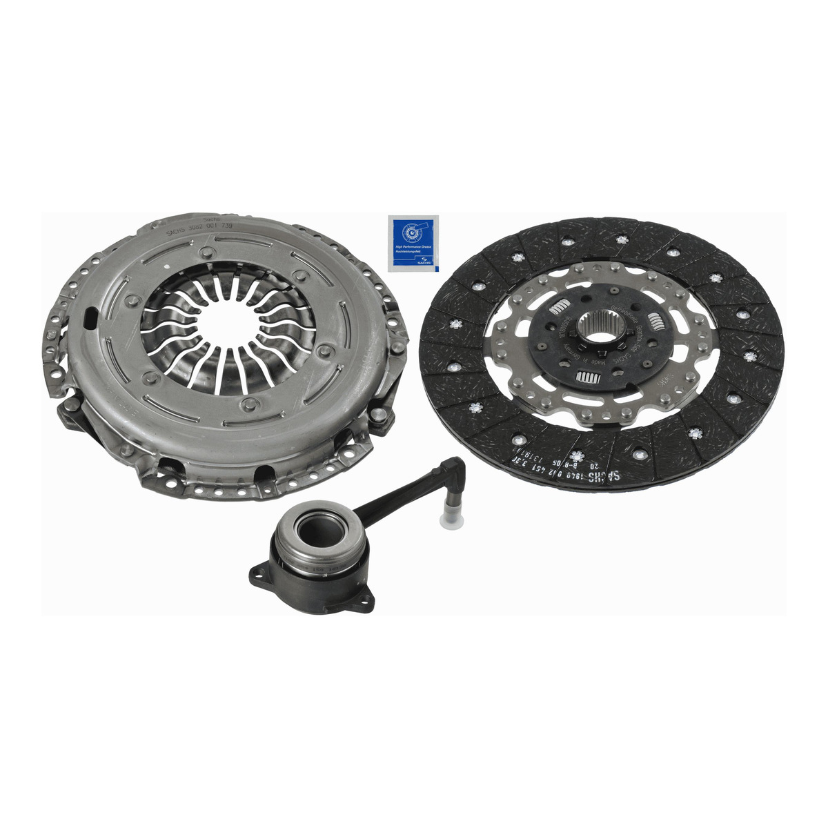 Комплект зчеплення VW T5 2.5TDI (96kw) BNZ, AXD, 03-09 SACHS