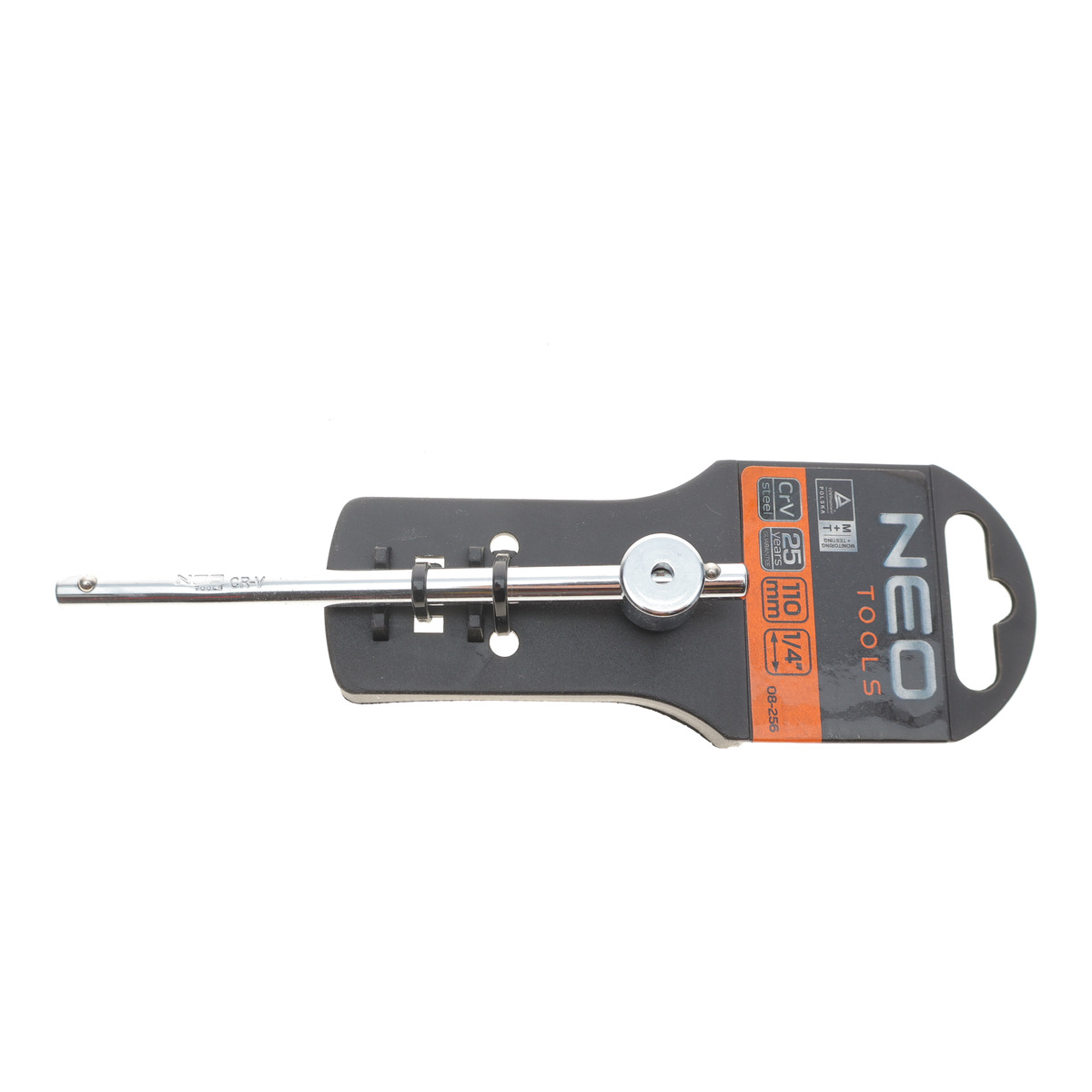 Вороток 1/4" 110 мм з плаваючою головкою NEO Tools