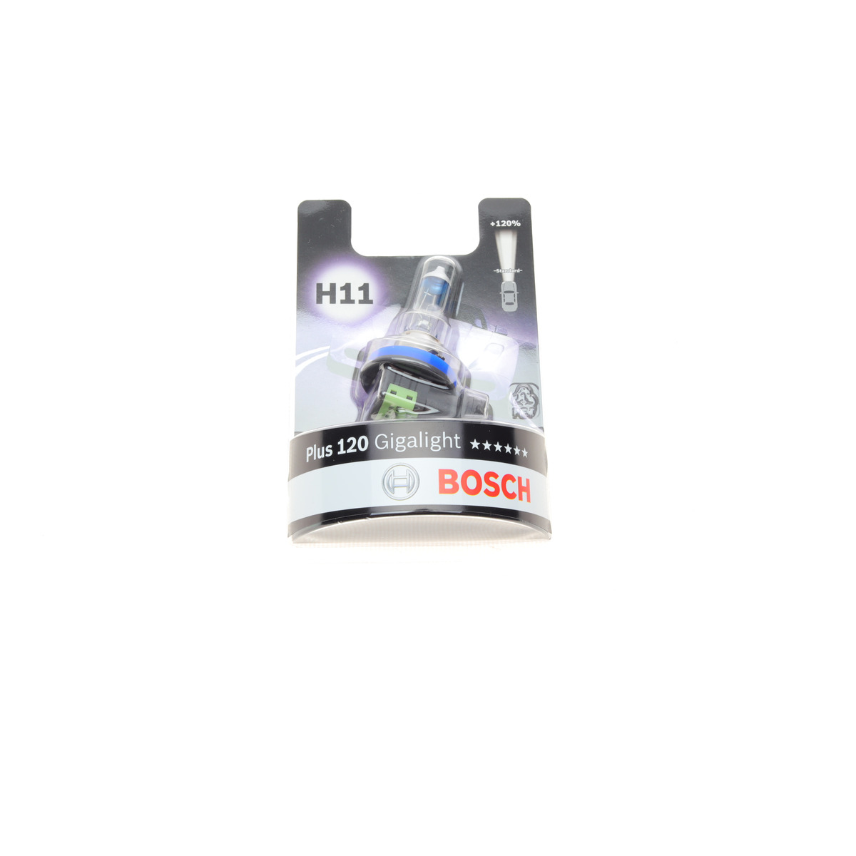 Автолампа H11 12V 55W PGJ19-2 Gigalight +120%