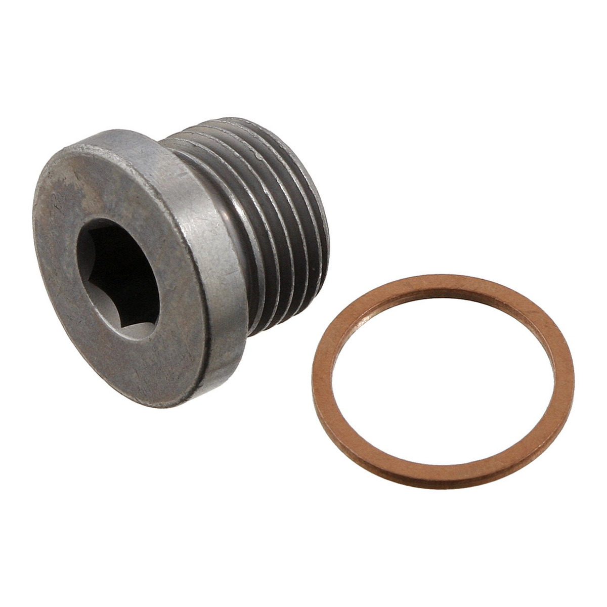 Болт зливу оливи + шайба BMW 5 (E60)/7 (E65)/X5 (E53/F15) (M18x1,5) Febi Bilstein фото 3