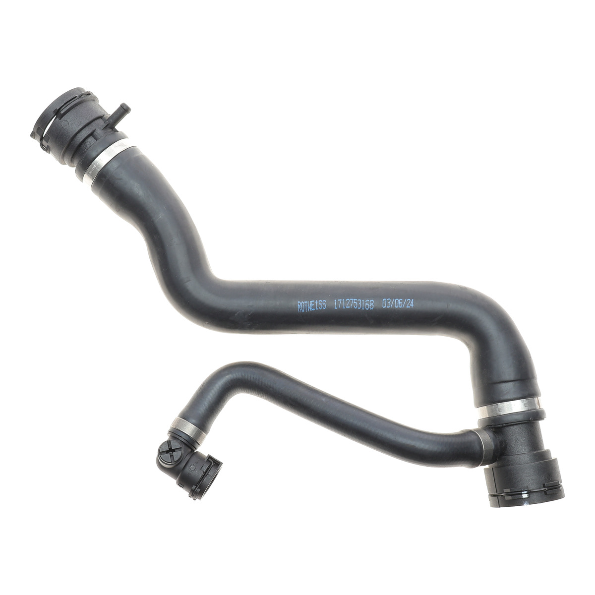 Патрубок радіатора (нижній) BMW 3 (E90) 1.8/2.0i 04-07 N46 Rotweiss