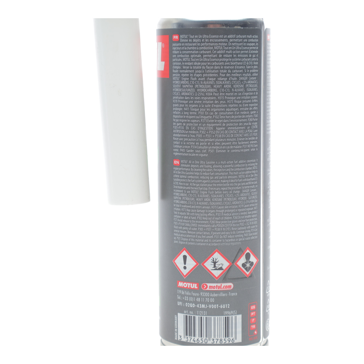 Присадка-очисник паливної системи ALL IN ONE ULTRA GASOLINE (300ml) (112131) Motul