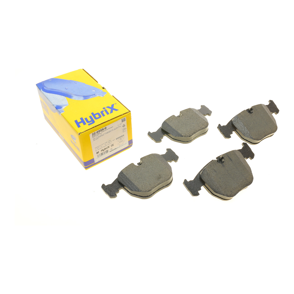 Колодки гальмівні (передні) BMW 5 (E39) 96-04/7 (E38) 94-01/X3 (E83) 06-11 Metelli