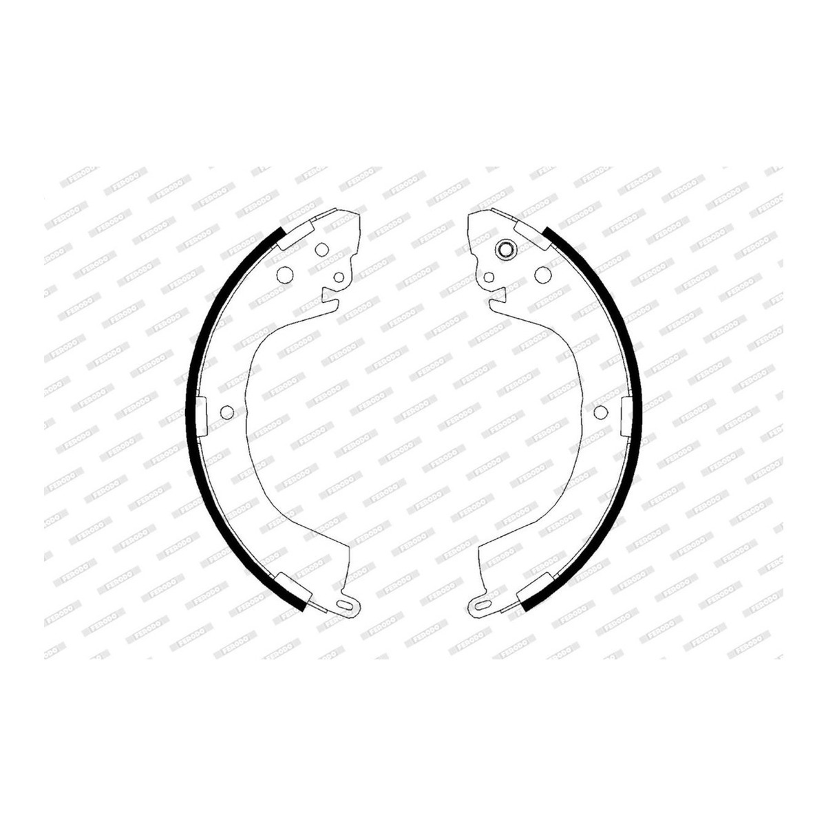 Гальмівна колодка MITSUBISHI L200, L400 2.0/2.4/2.5D 12.94-12.07