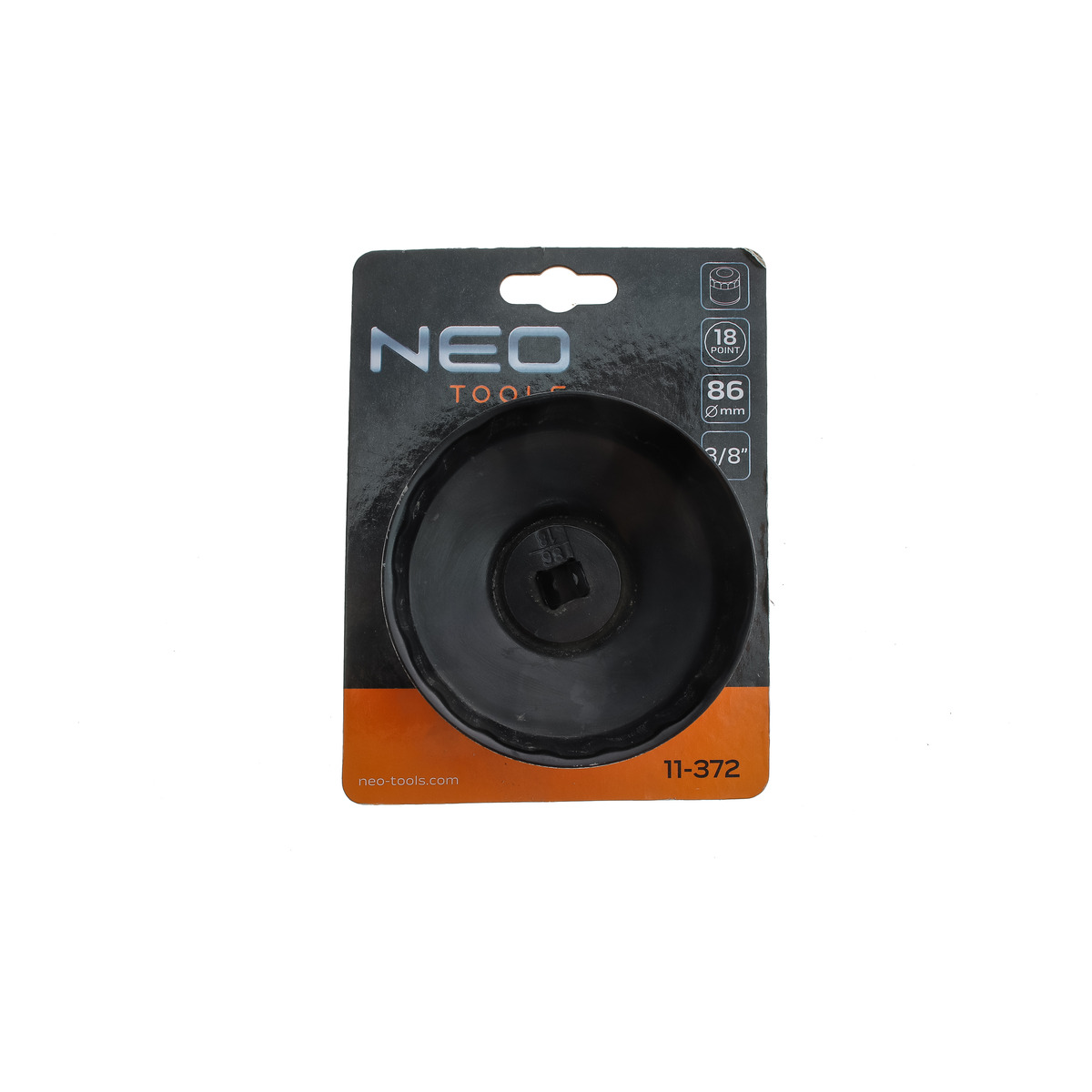 Насадка для заміни масляного фільтра 3/8" 18-гранний (d=86mm) NEO Tools