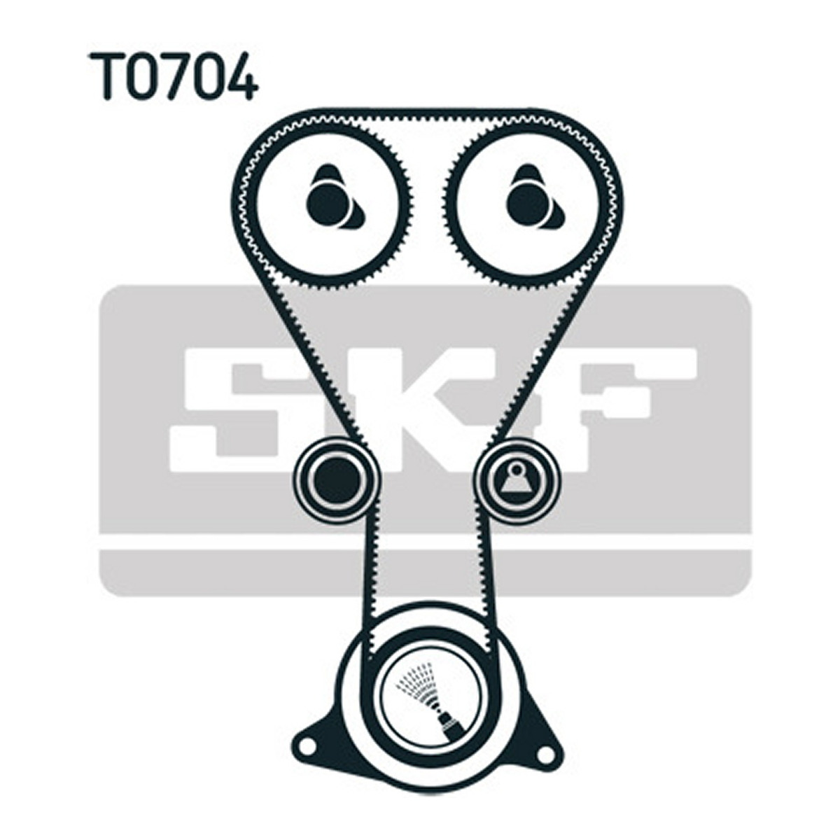 Комплект ГРМ (ремінь + ролик) FORD RANGER, MAZDA BT-50 2.5D/3.0D 05.06-